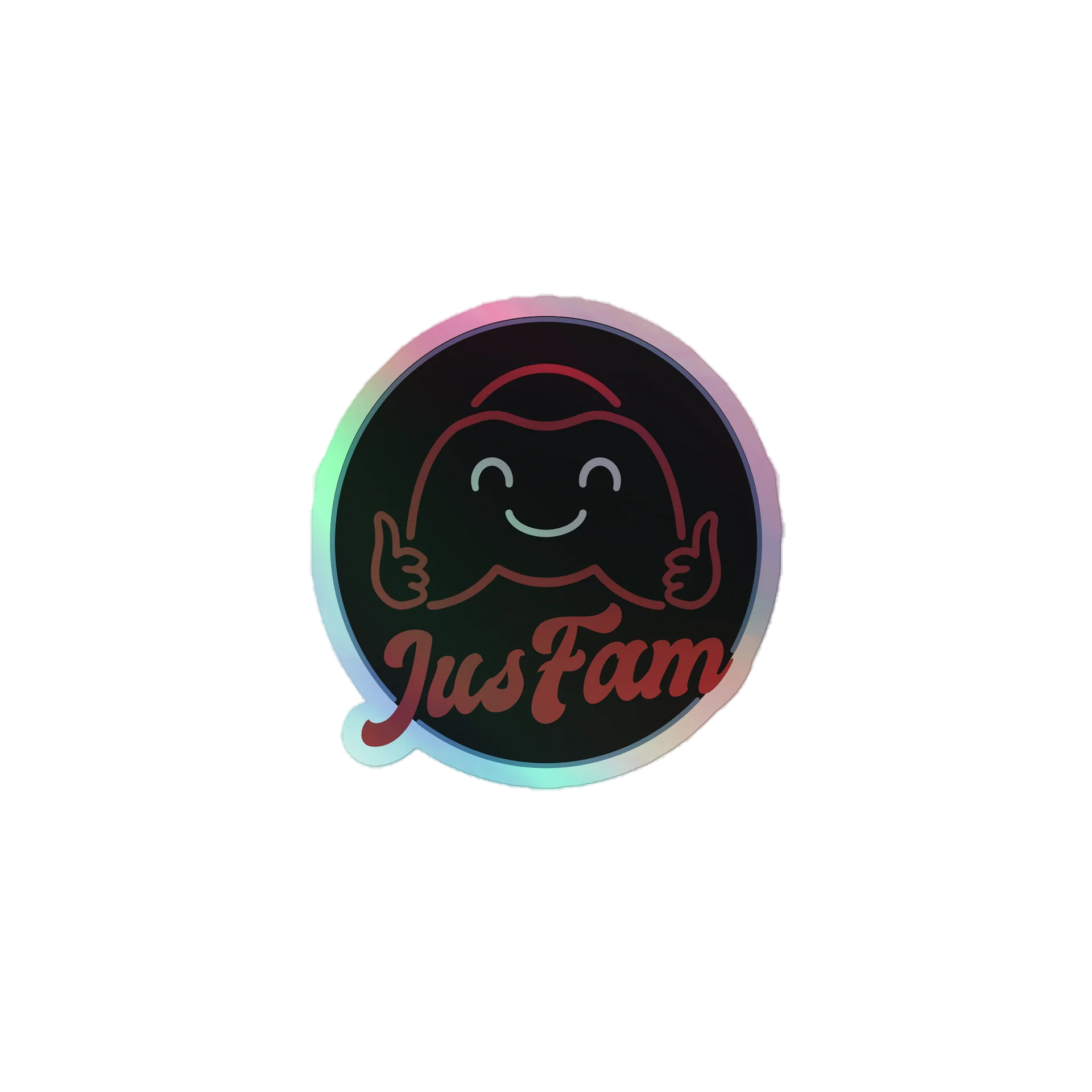 JusFam Holographic Sticker product image (1)