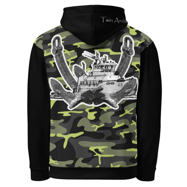 2 Anchor Titan Tug (Black & Green) – Performance Marine Wear | Twin Anchor Apparel North Current Line product image (1)