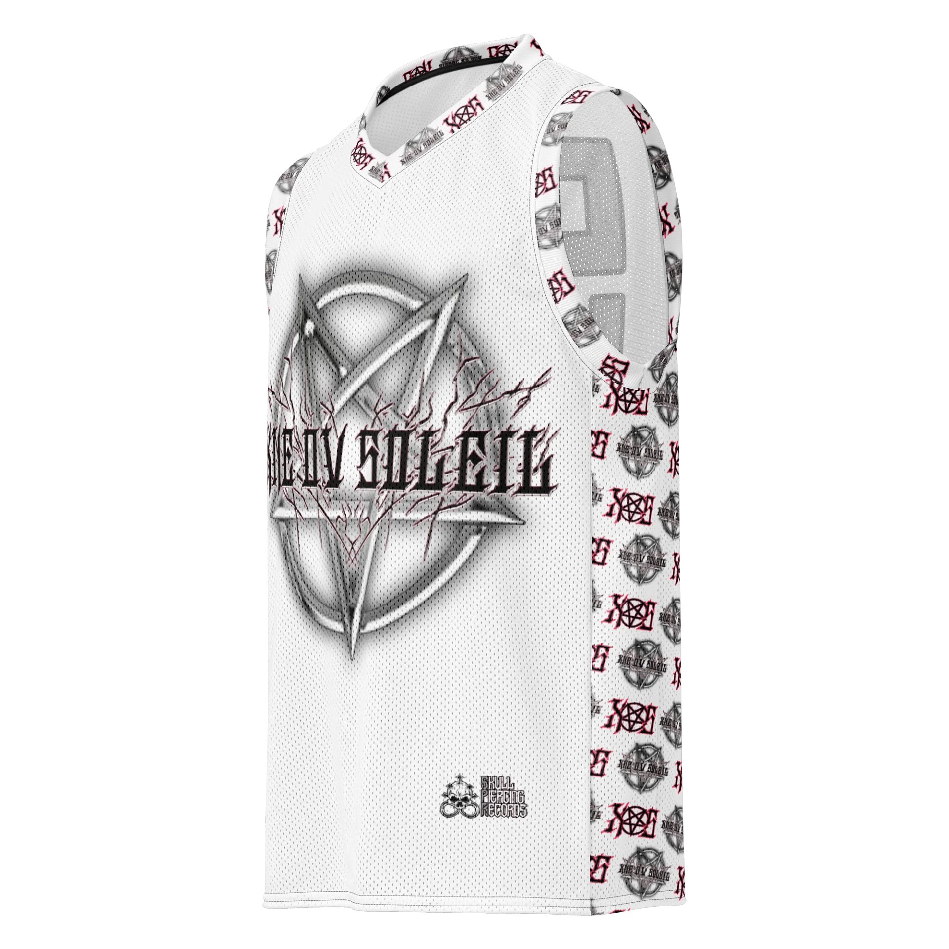 XNE OV SOLEIL Basketball Jersey (White) product image (1)
