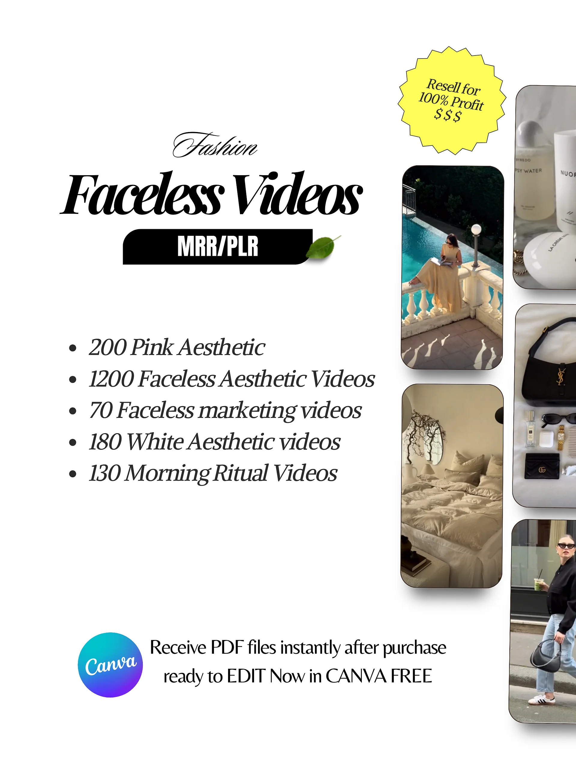 1200+ Faceless Videos for Instagram & TikTok (MRR Included) product image (2)