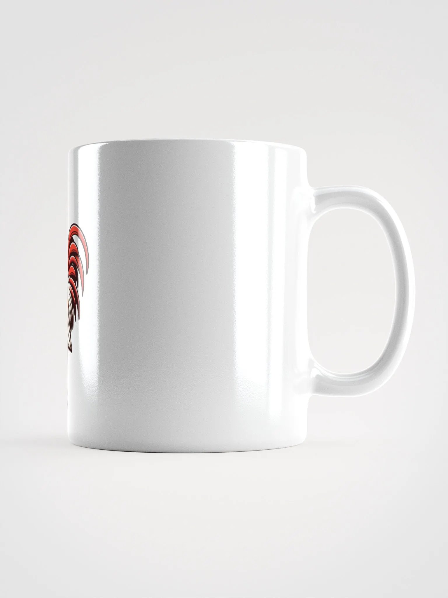 Rusty Rooster Coffee Mug in White (Cigar-Free Edition product image (2)