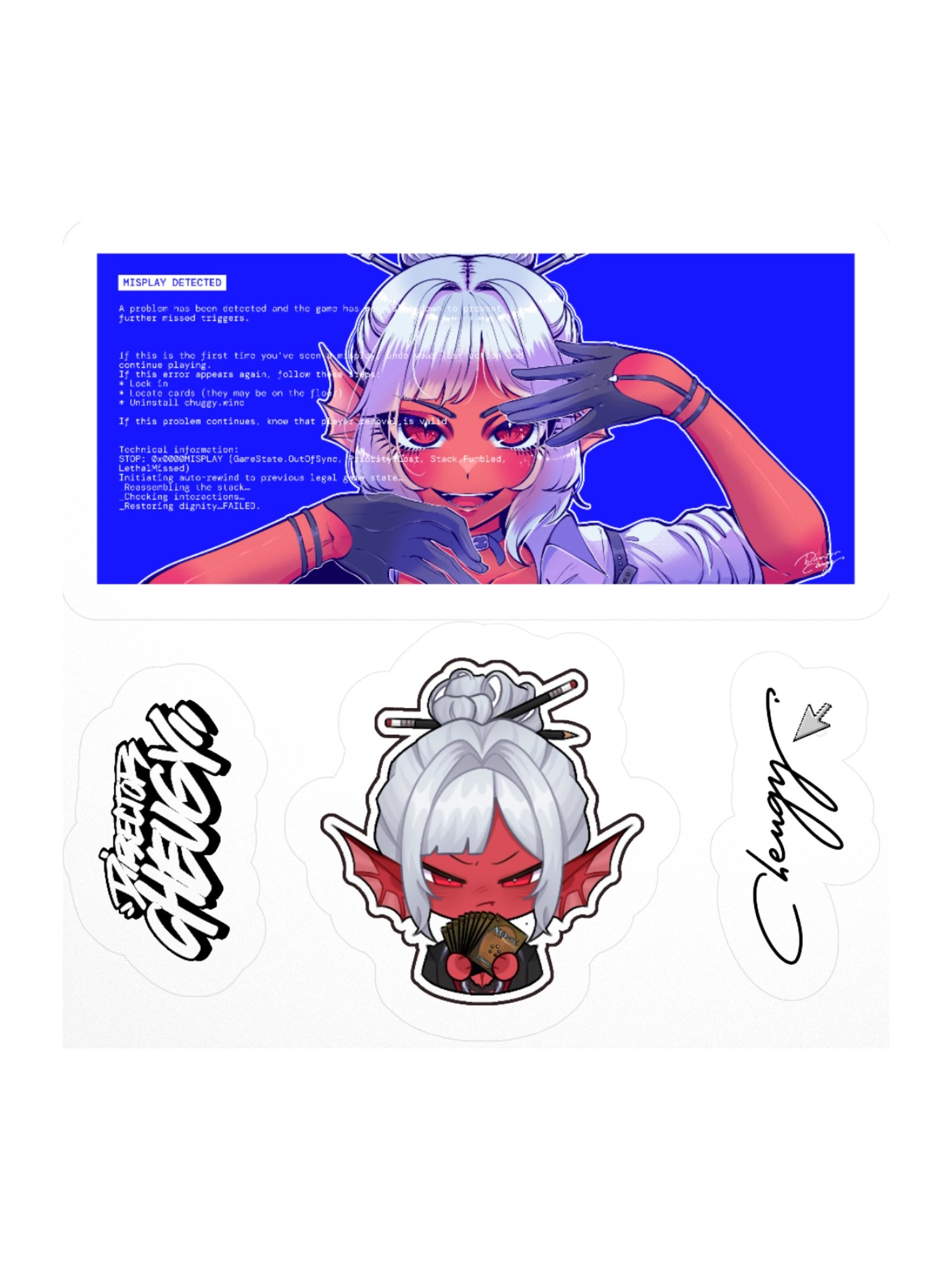 Misplay Detected Sticker Pack product image (3)