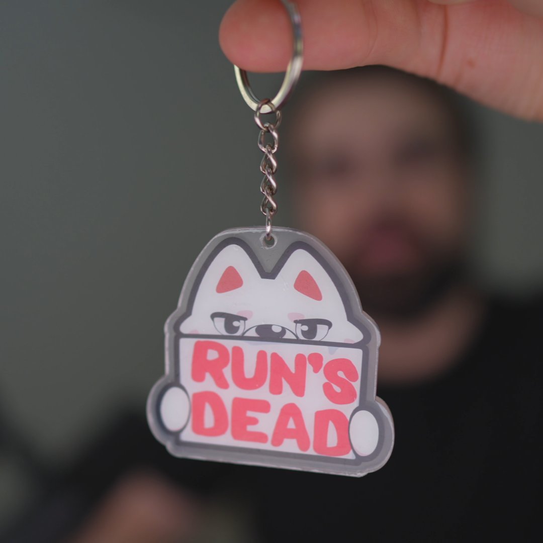 PRE ORDER - Run's Dead Keychain product image (3)