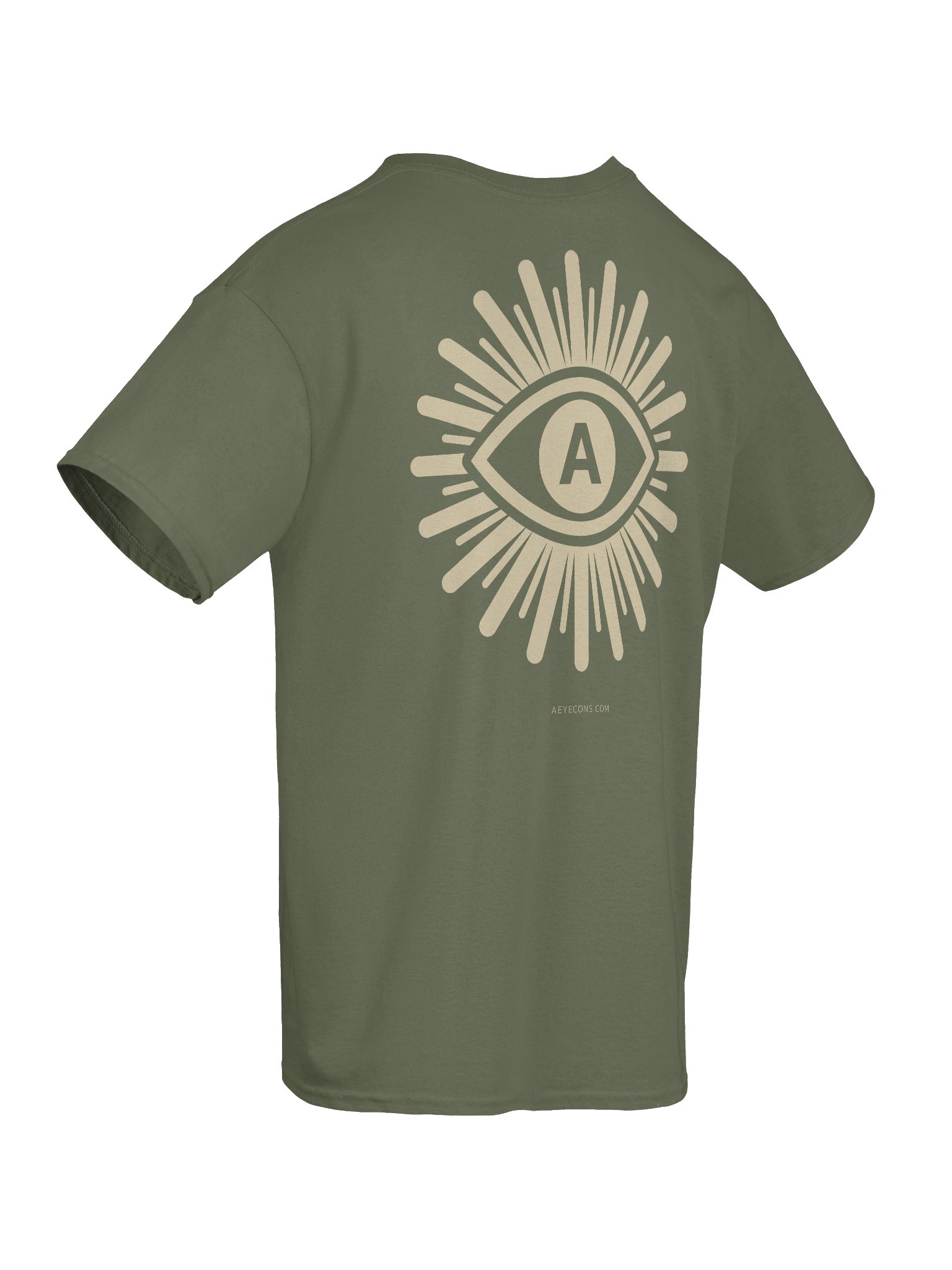 Official Logo of AI™ Burst T-Shirt | Dark Colors | AEYECONS™ product image (3)