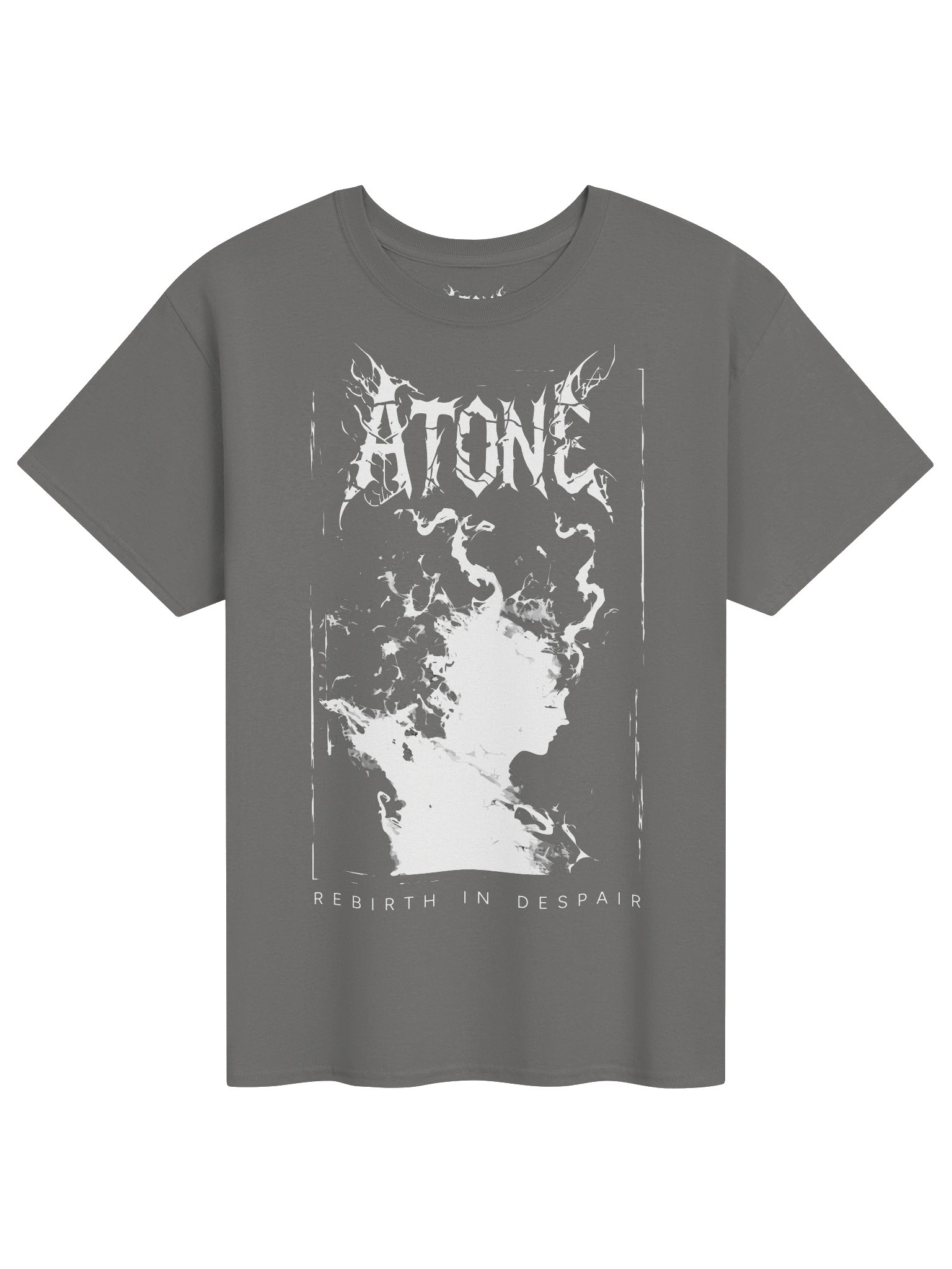 REBIRTH IN DESPAIR - Grey & White T-Shirt product image (1)