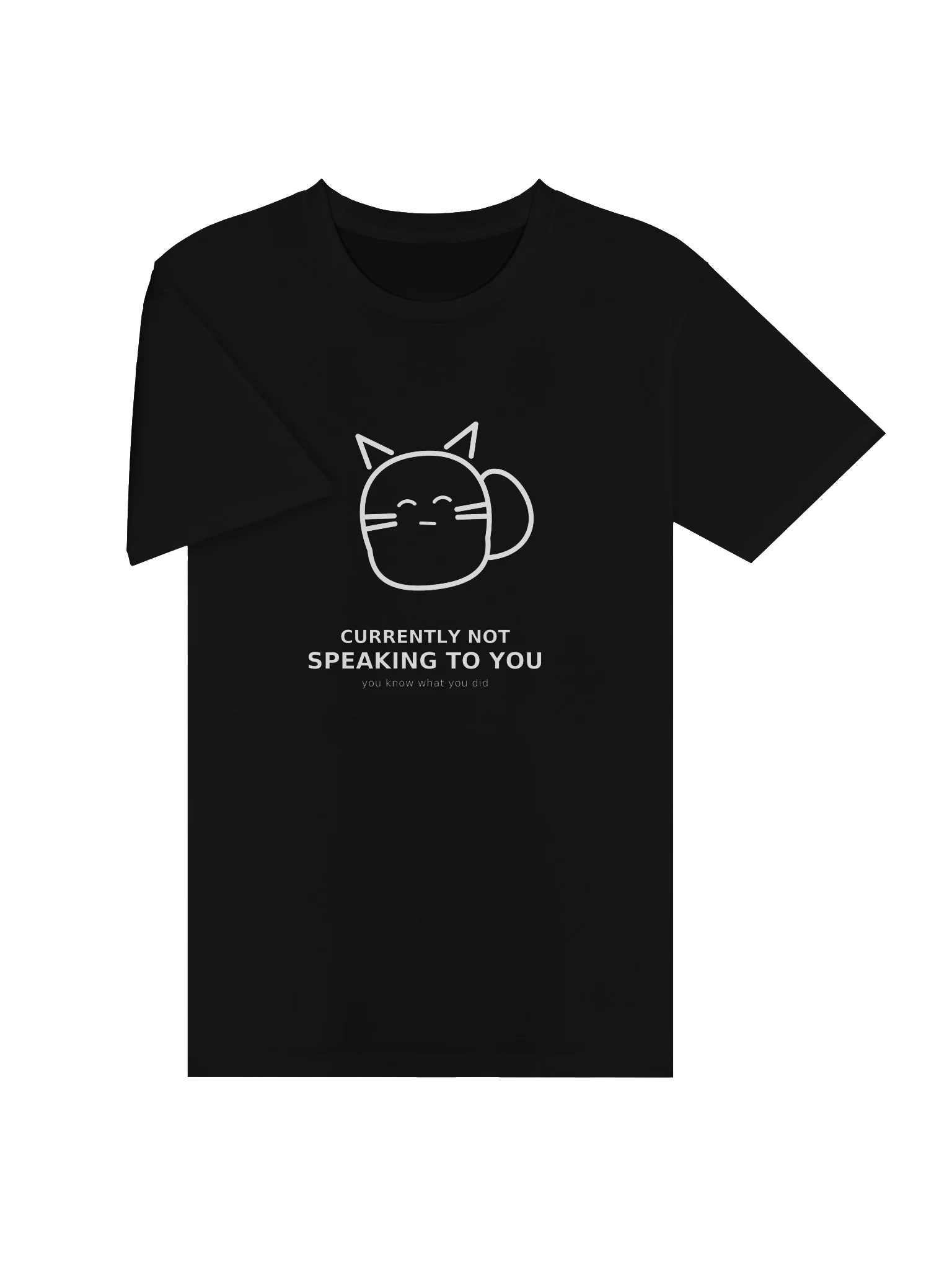 Currently Not Speaking to You – Funny Cat T-Shirt product image (3)