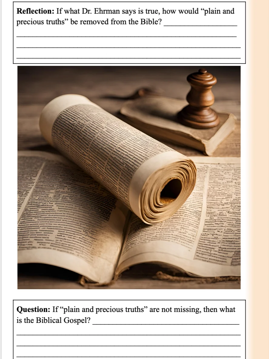 Textual Criticism One Sheet PDF product image (4)