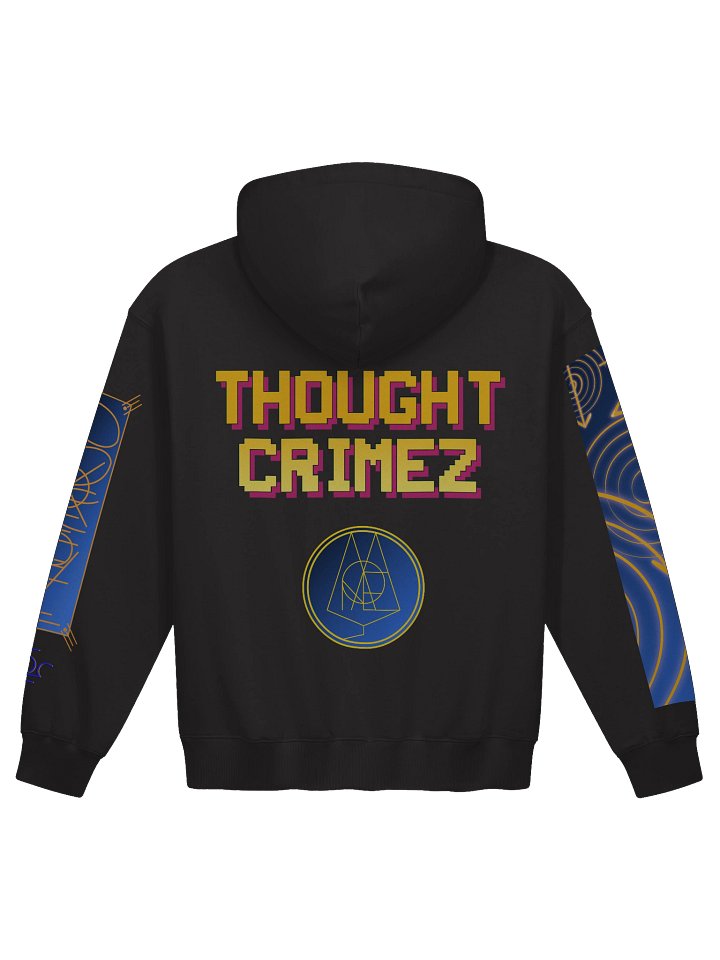 THOUGHT CRIMEZ WATER ELEMENT Blackout Premium Hoodie product image (2)