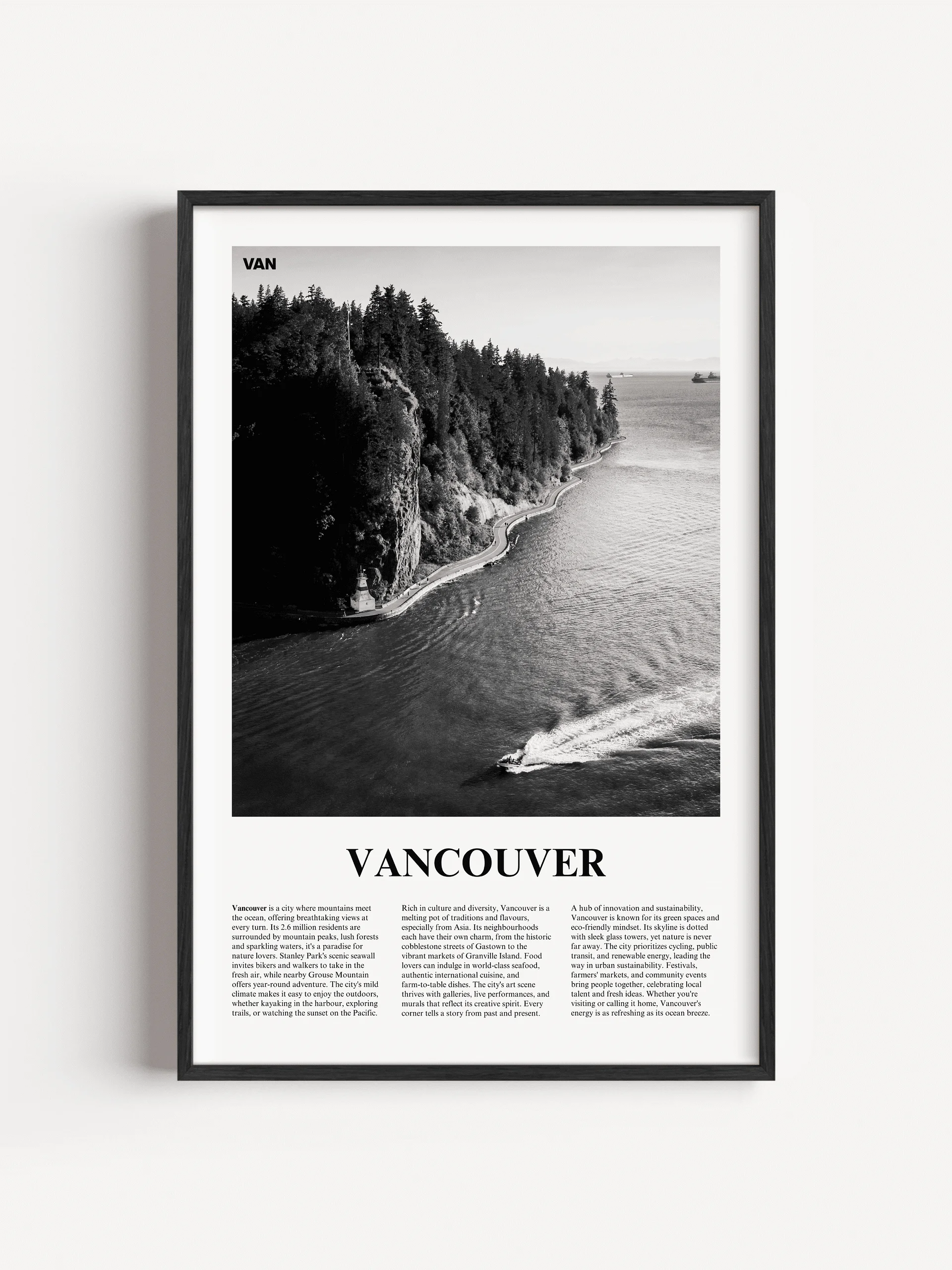 Vancouver 02 Newspaper Poster product image (1)