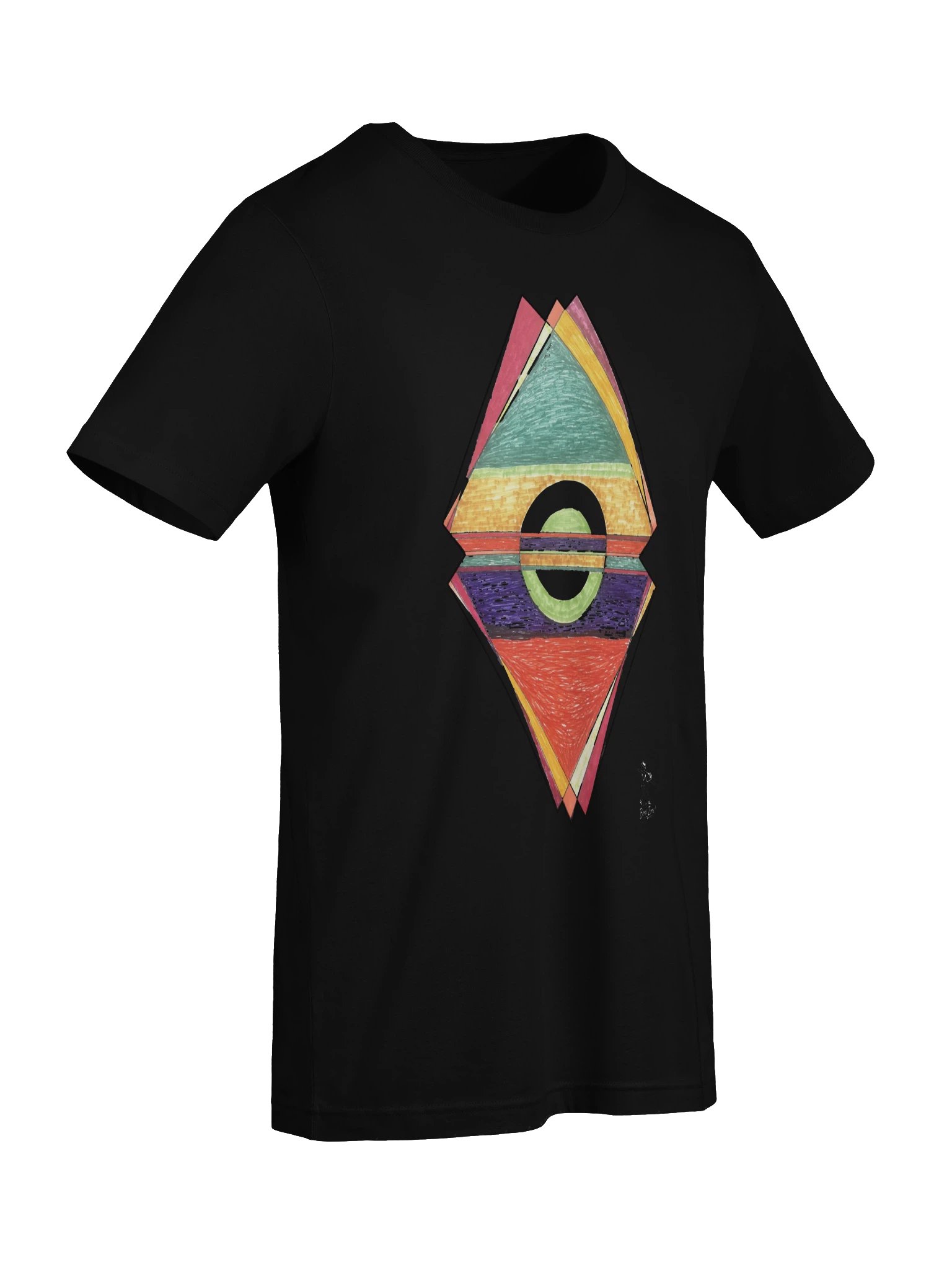 Geometric Diamond T-Shirt In the Bone Zone product image (5)