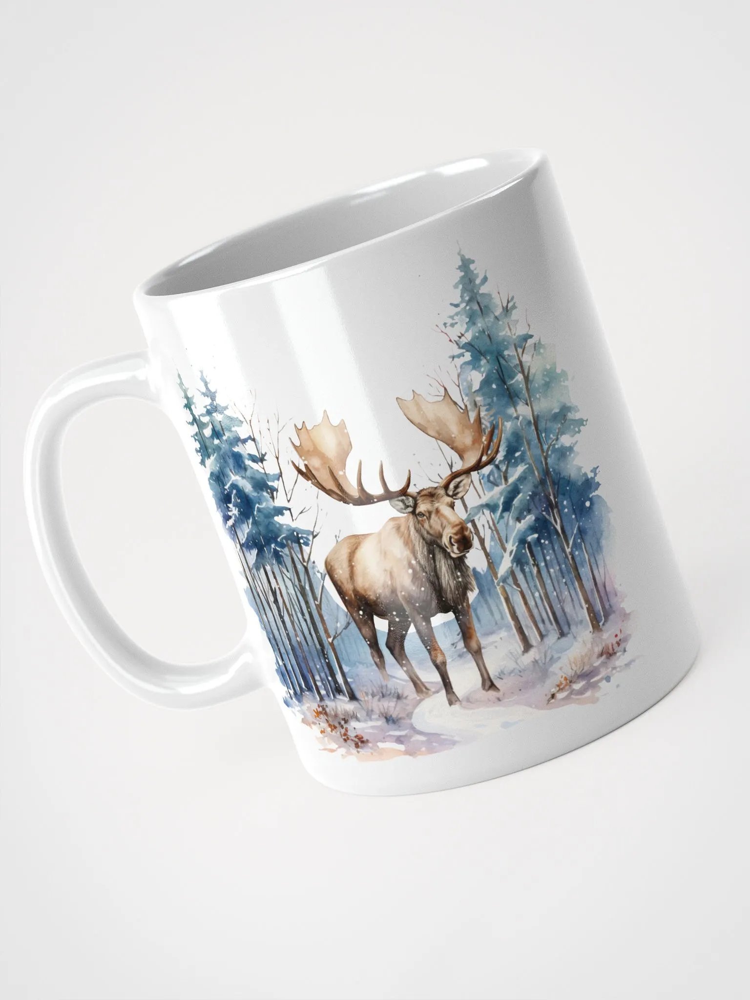 Snowy Moose Serenity Mug product image (2)