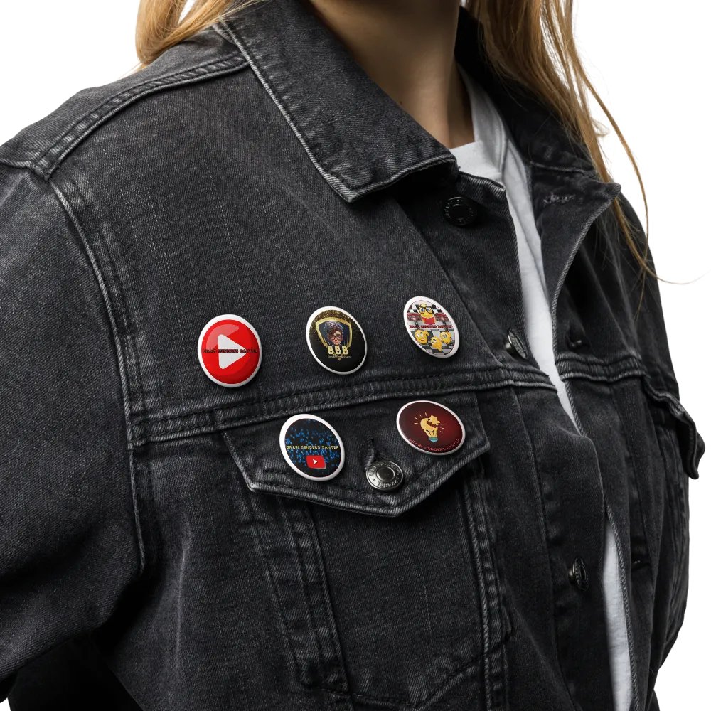 5 Brain Benders Banter Pin Set product image (17)