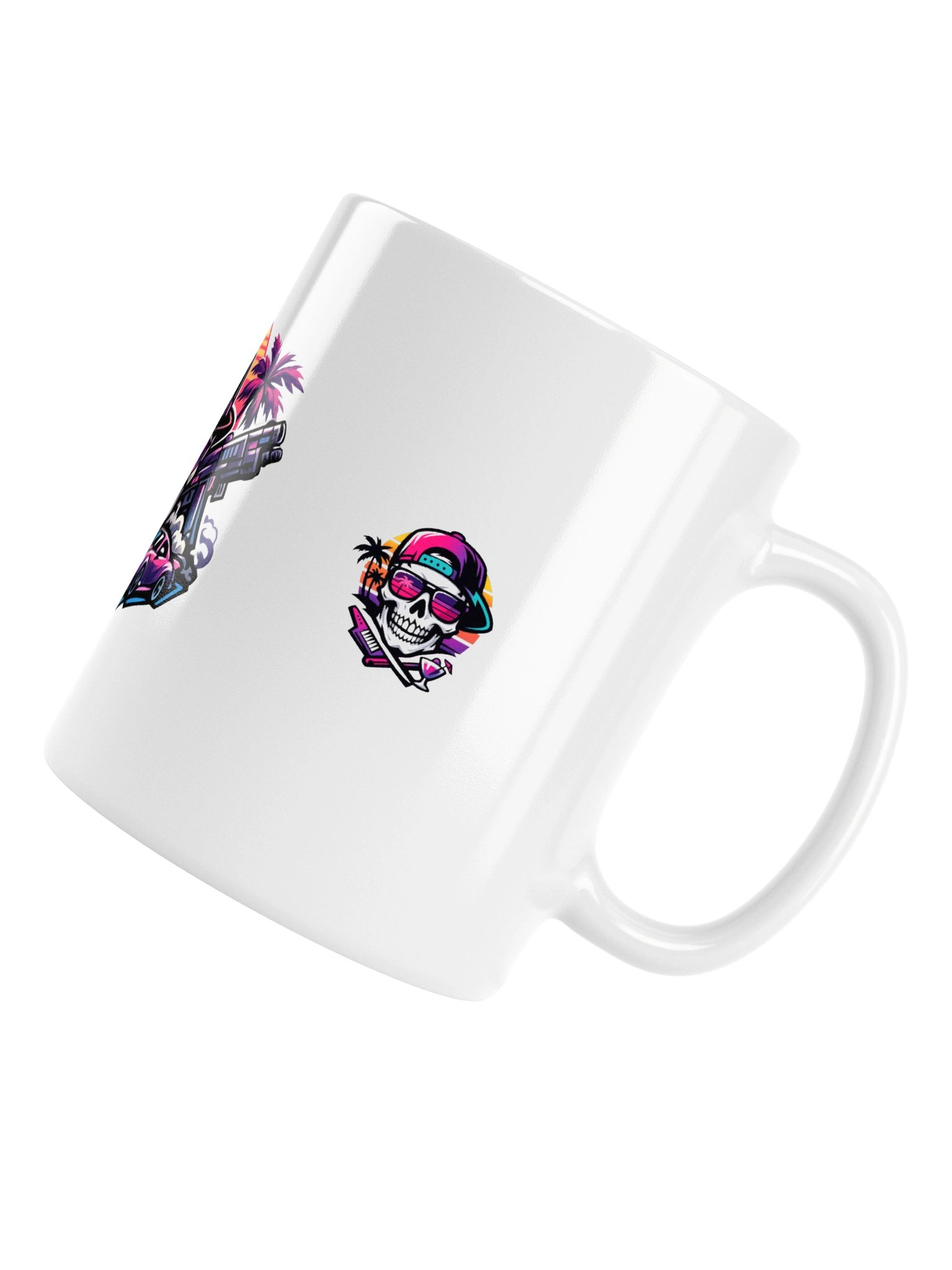 Neon Vice Skull Glossy Mug product image (16)