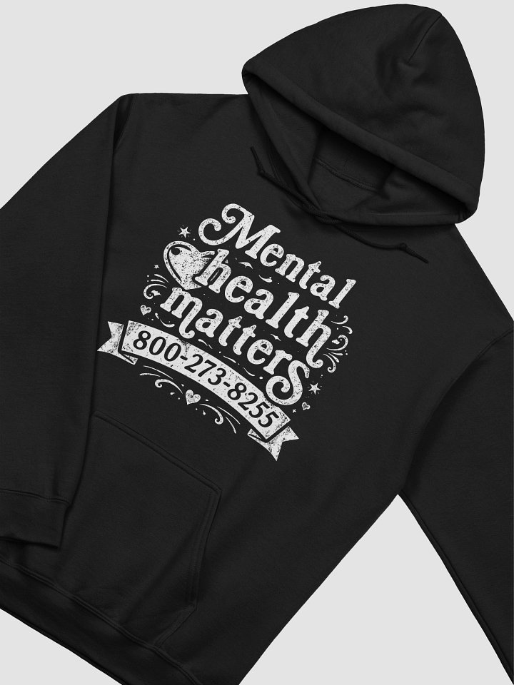 Mental Health Matters Hoodie With Crisis Hotline Phone Number 800 273 product image (2)