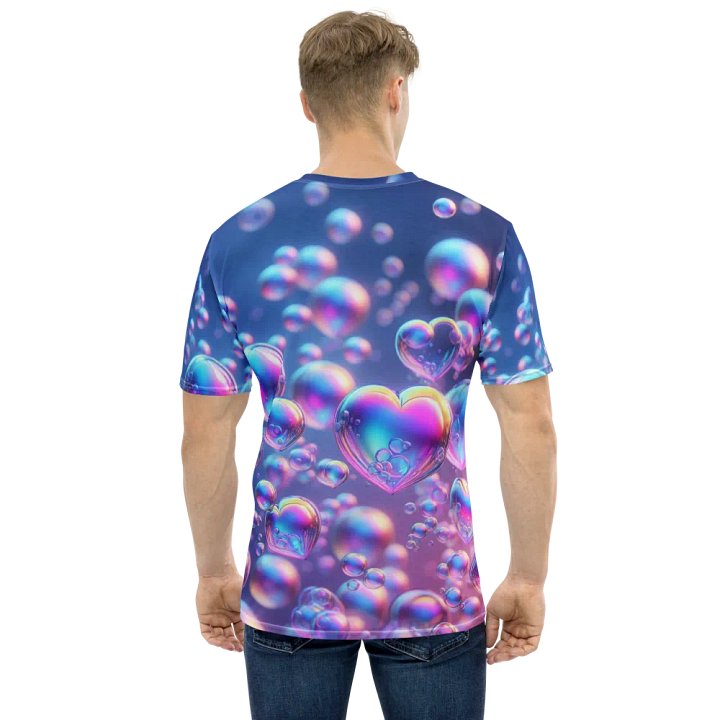 Prismatic Bubble Bliss Tee - Shimmering Dreamscape Art product image (2)