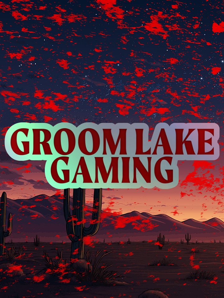 Groom Lake Gaming Holographic Sticker product image (1)