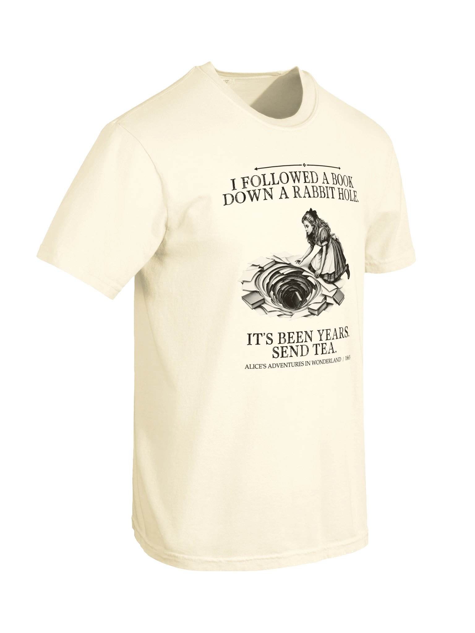 Followed Book Down Rabbit Hole S Been -- Alices Adventures in Wonderland Tee (Light) product image (21)