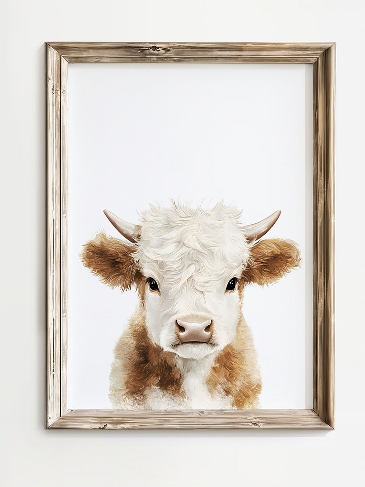 Farmhouse Cow Farm Animal Print product image (1)