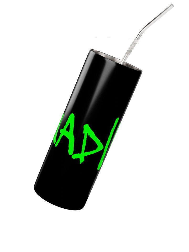QuadIv Text Logo Steel Tumbler product image (4)
