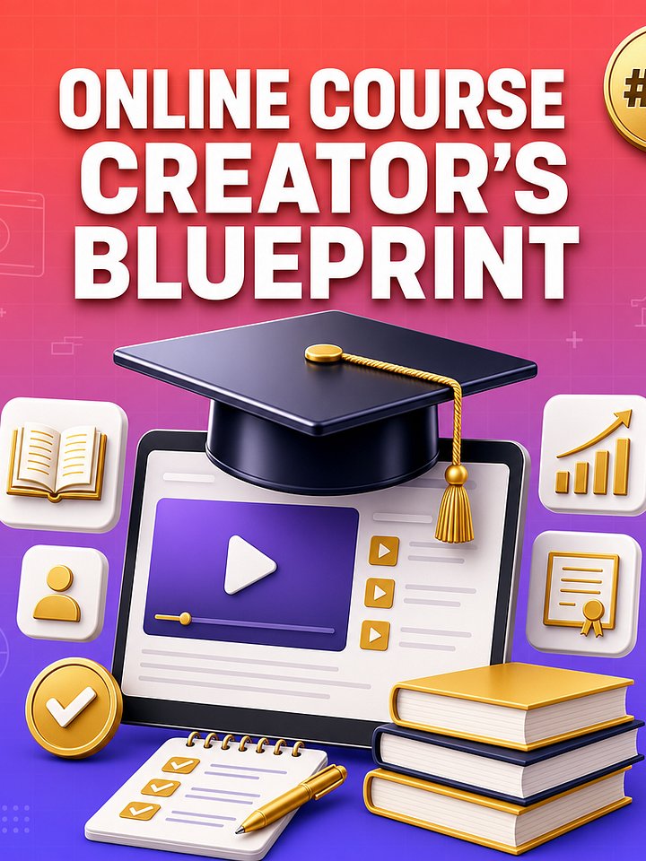 Online Course Creator's Blueprint – Launch & Sell Your First Digital Course
