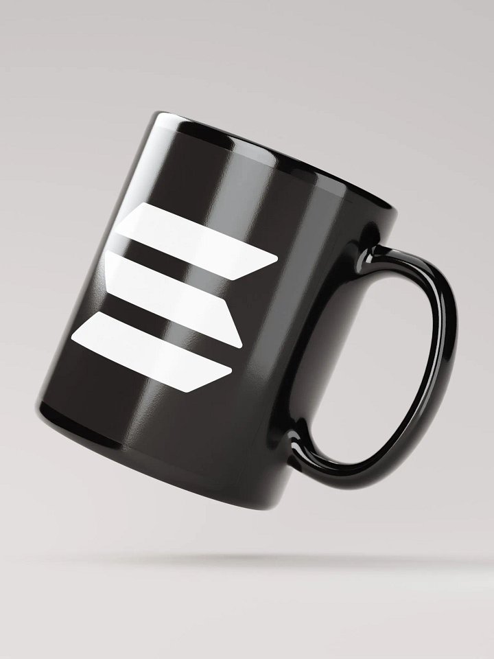 Solana Logo Black Mug product image (1)