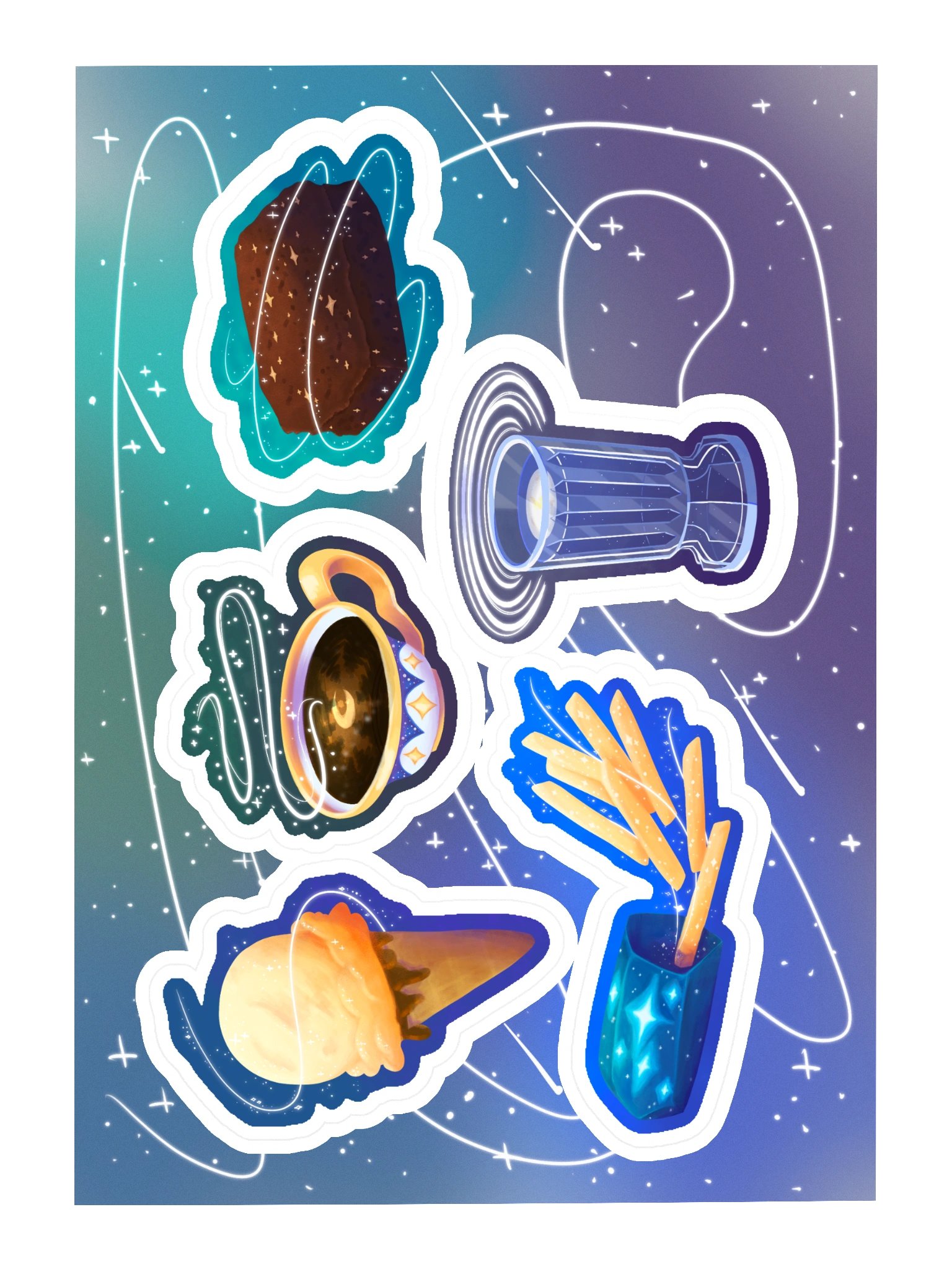 Celestial Café, Sticker Sheet I product image (7)