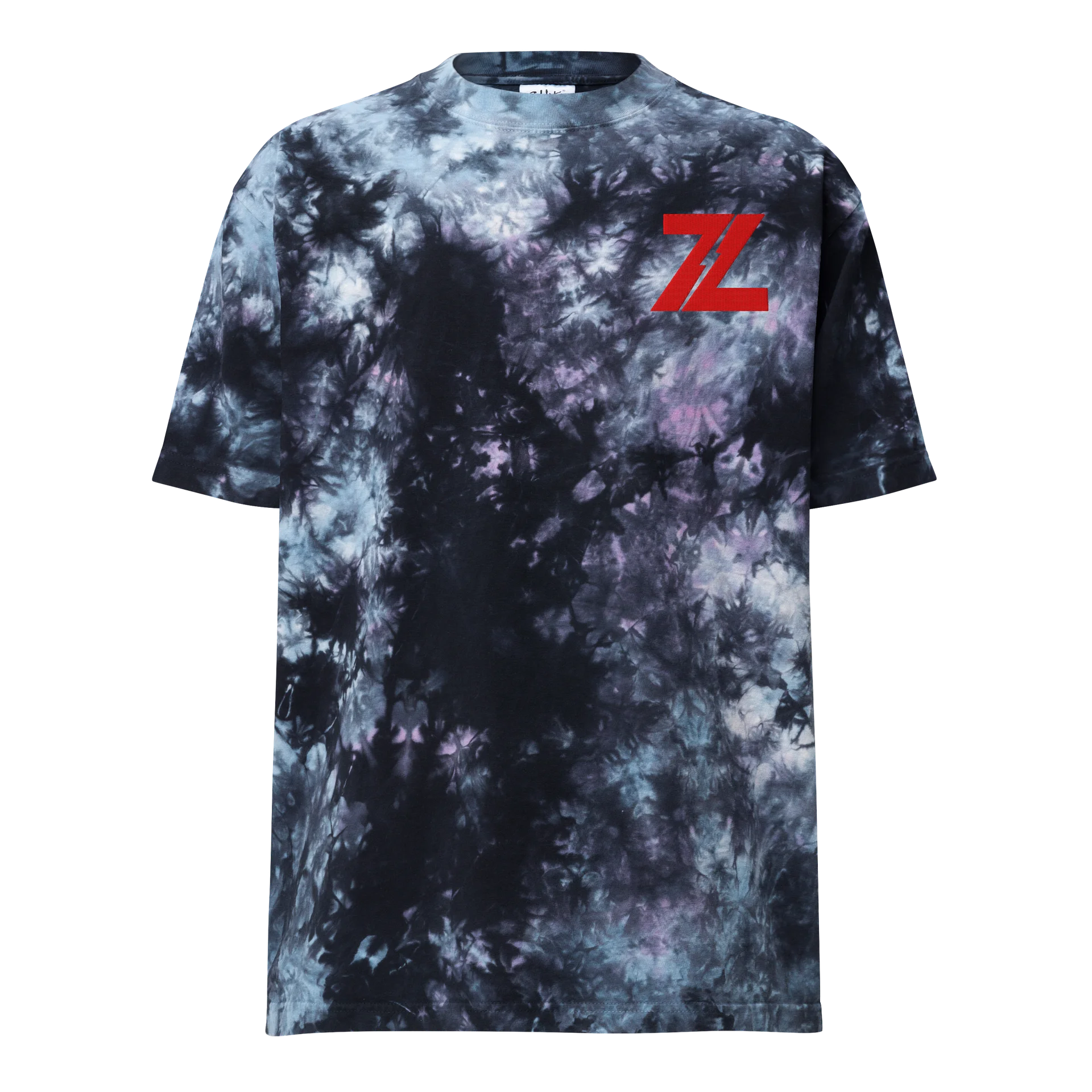 Unisex Purple Tie Dye Cotton T-Shirt - ZING Streetwear Graphic Tee product image (1)