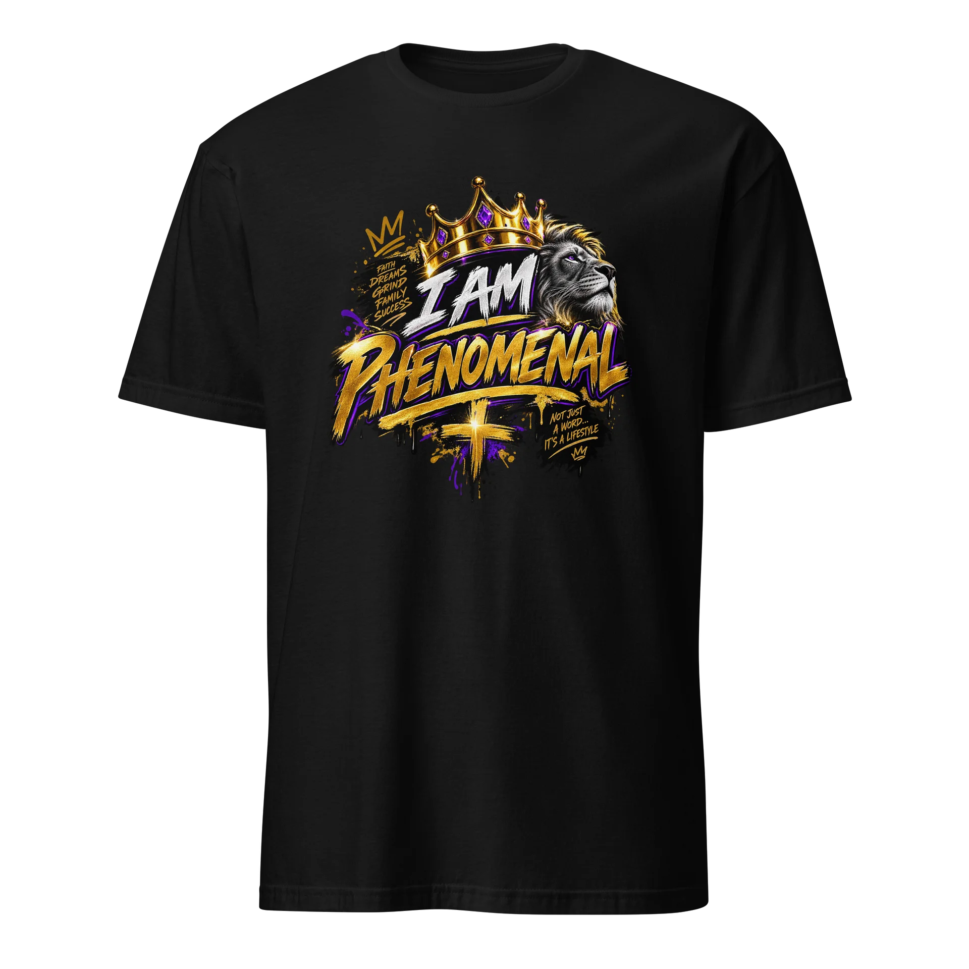 I am Phenomenal T shirt Black product image (1)
