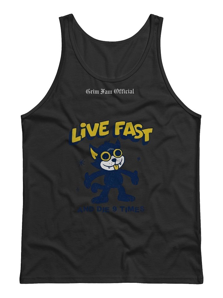 CHAOS CAT – LIVE FAST, DIE NINE TIMES – GRIMFAM TANKTOP/SINGLET #1 product image (3)