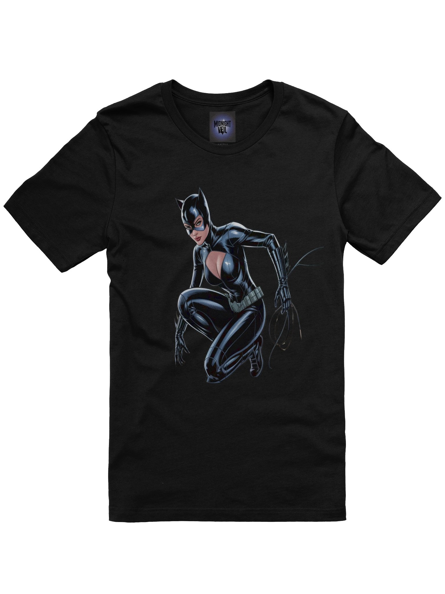 Feral Shadow: Catwoman's Midnight Strike T-Shirt product image (3)