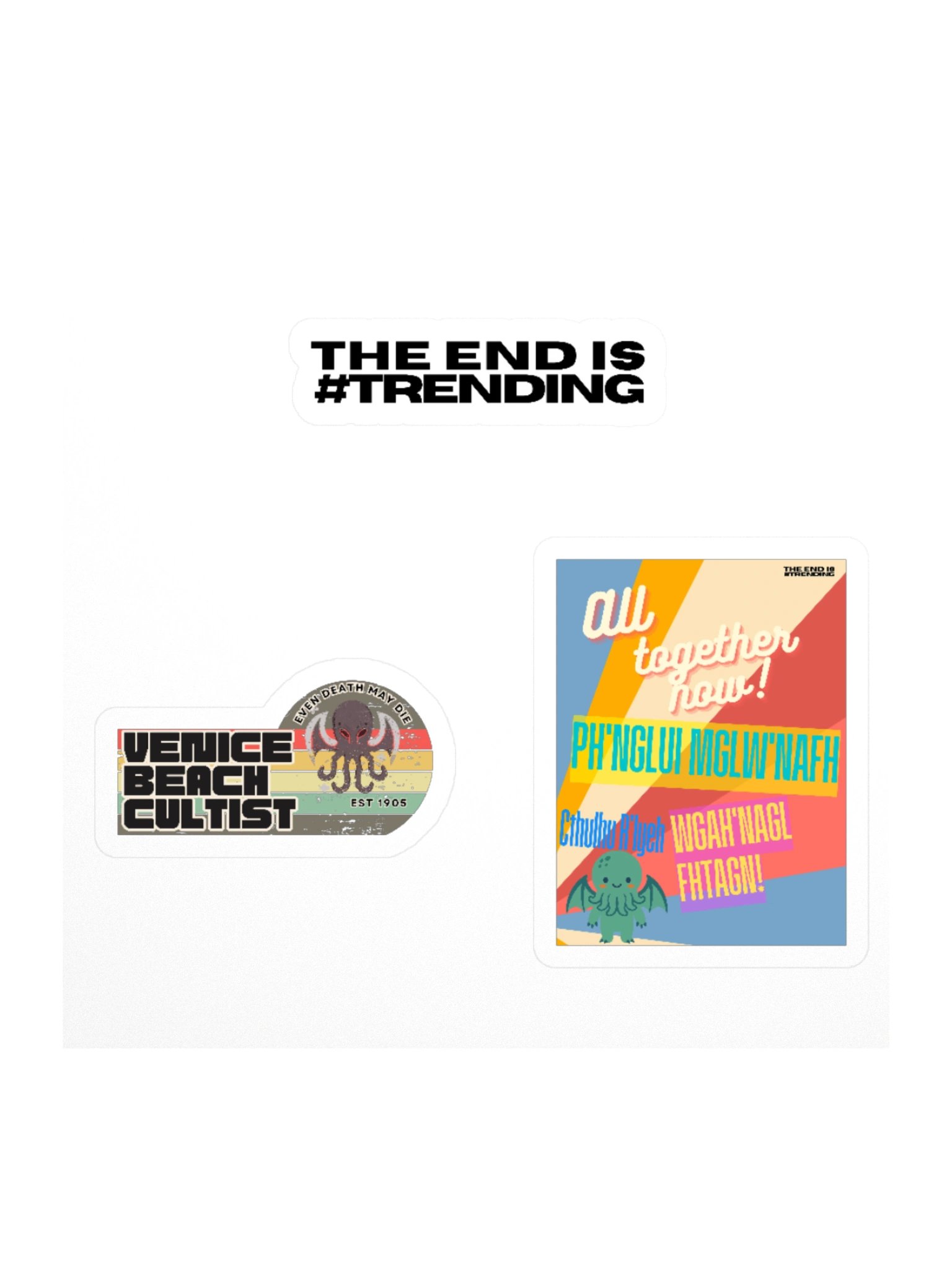 The End Is Trending Stickers product image (2)