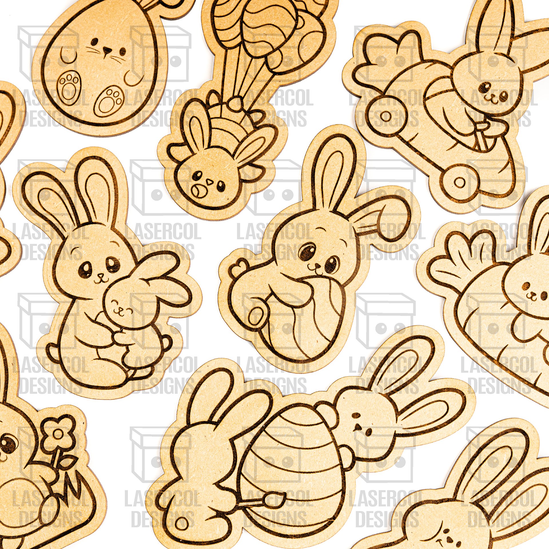 Easter Cutouts/Paint Kit Set 7 & Set 8 - Laser Cut Files product image (9)