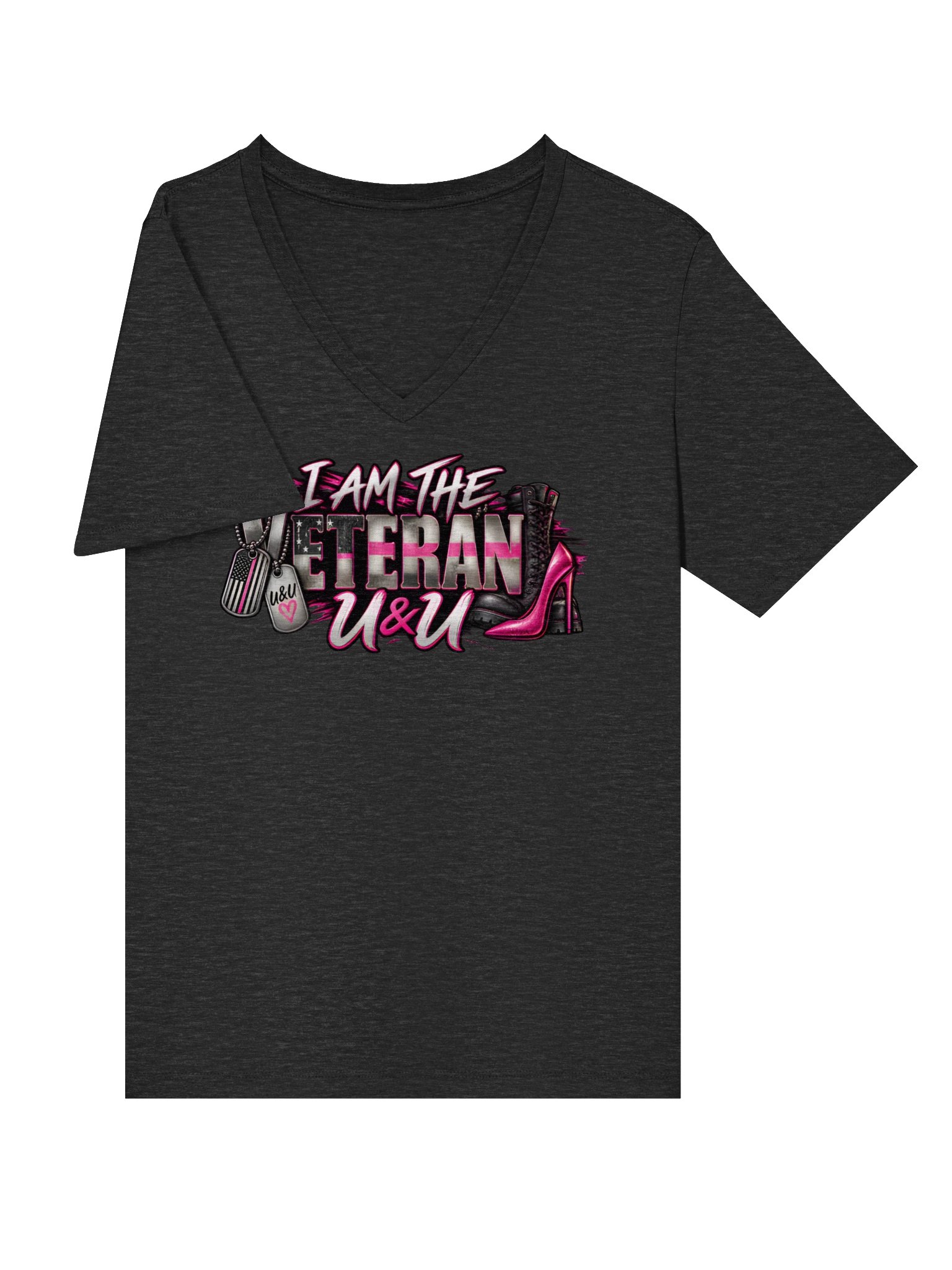 I am the Veteran V-Neck Tee product image (3)