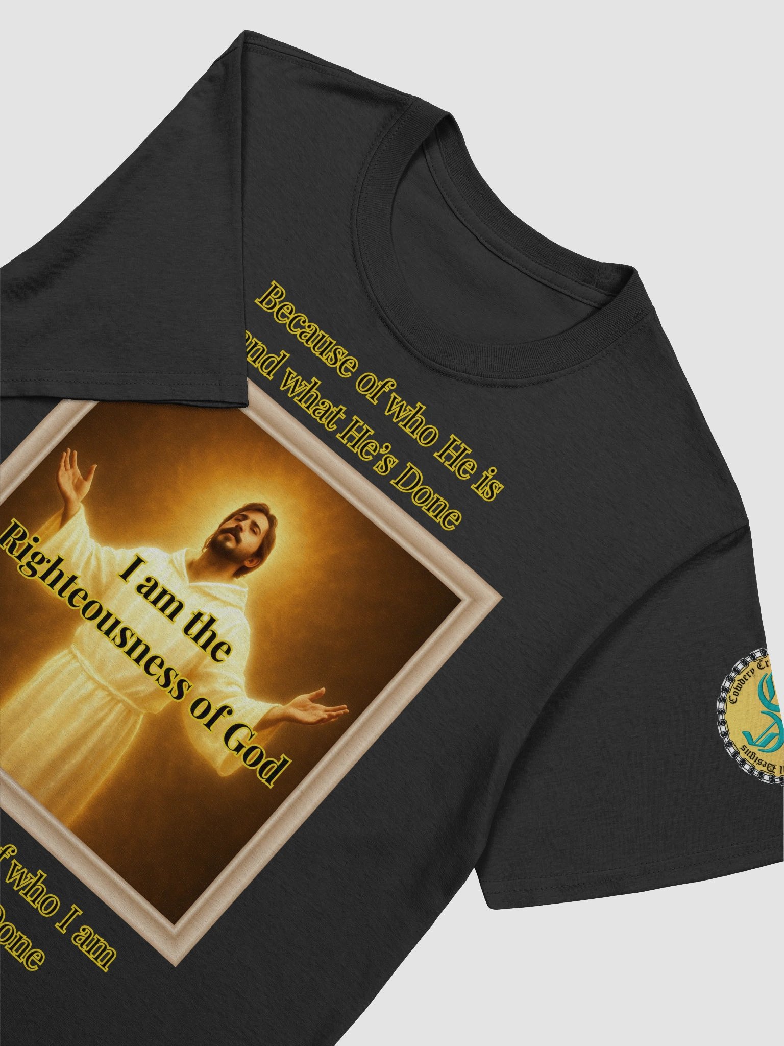 I am the Righteousness of God (Male) Gildan Unisex Softstyle T-Shirt Dark Colors product image (90)