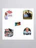 Character Vinyl Sticker Pack 1