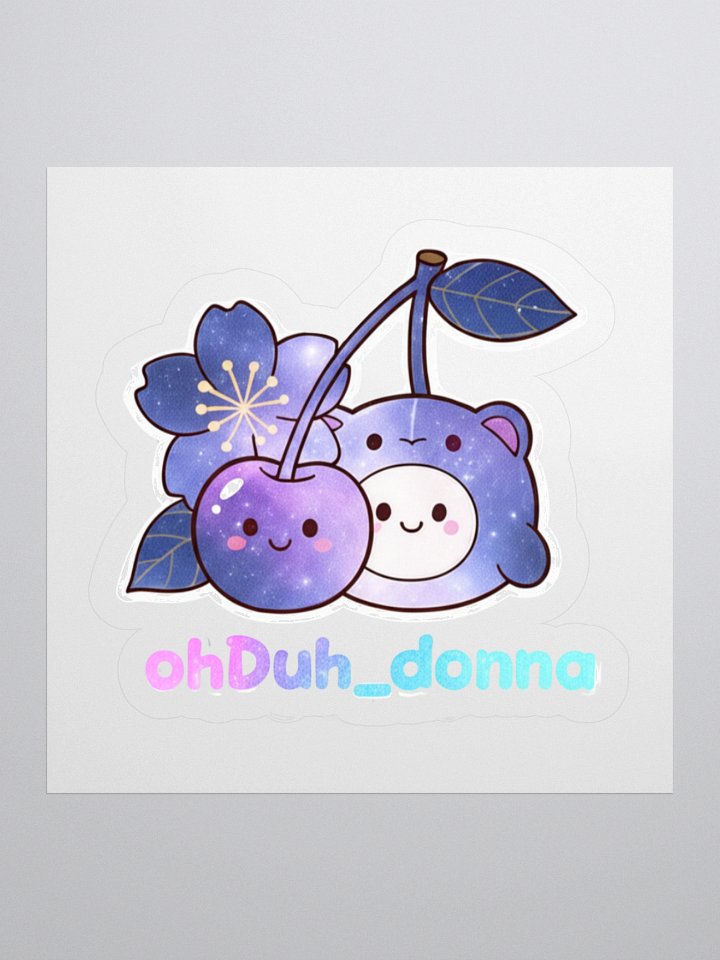 Galaxy Cherry Sakura Sticker product image (1)