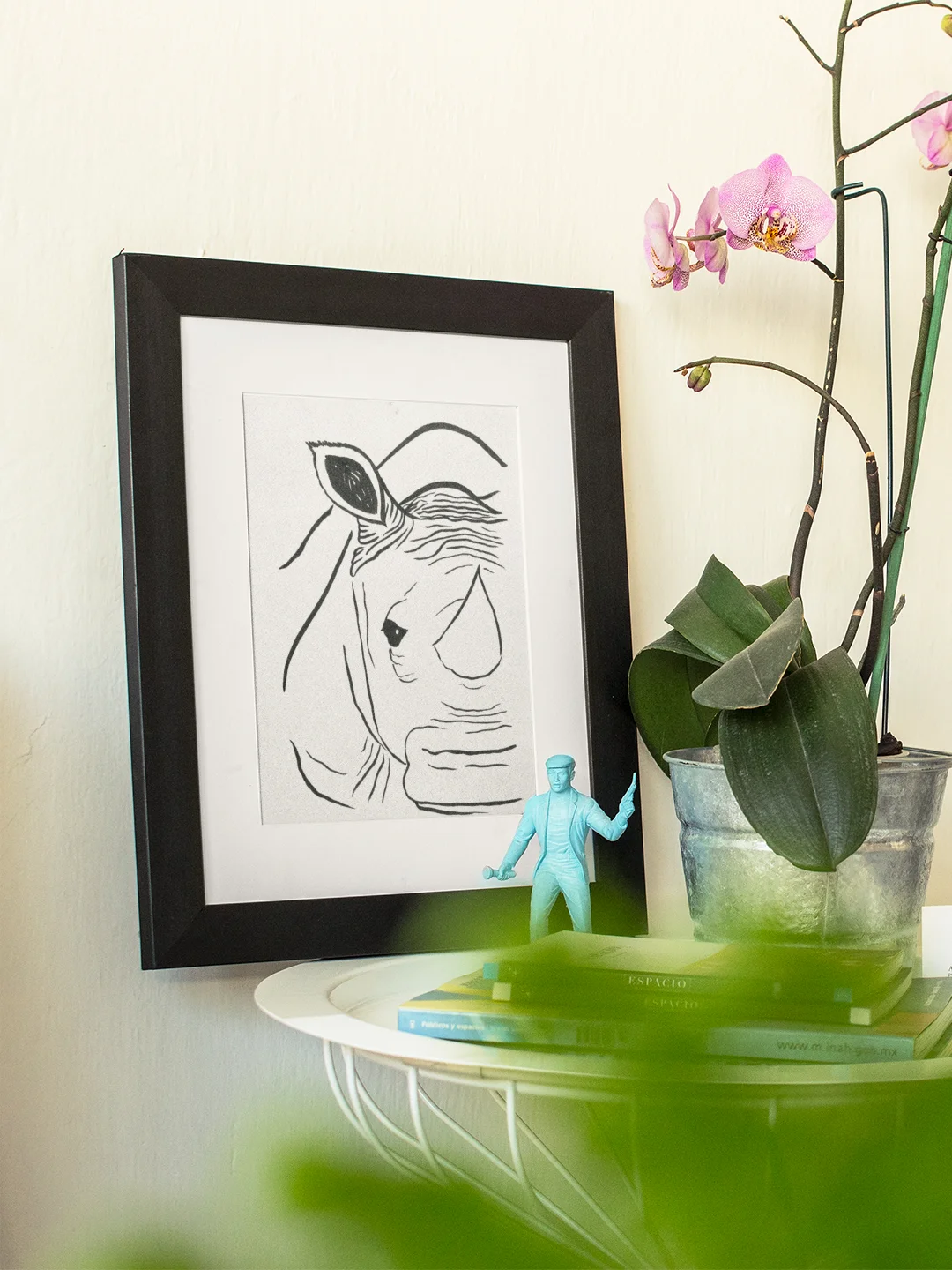 Face Of A Rhino Art Print product image (19)