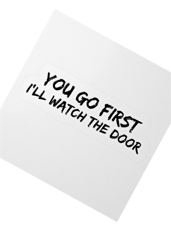 Watch The Door Kiss Cut Stickers product image (2)