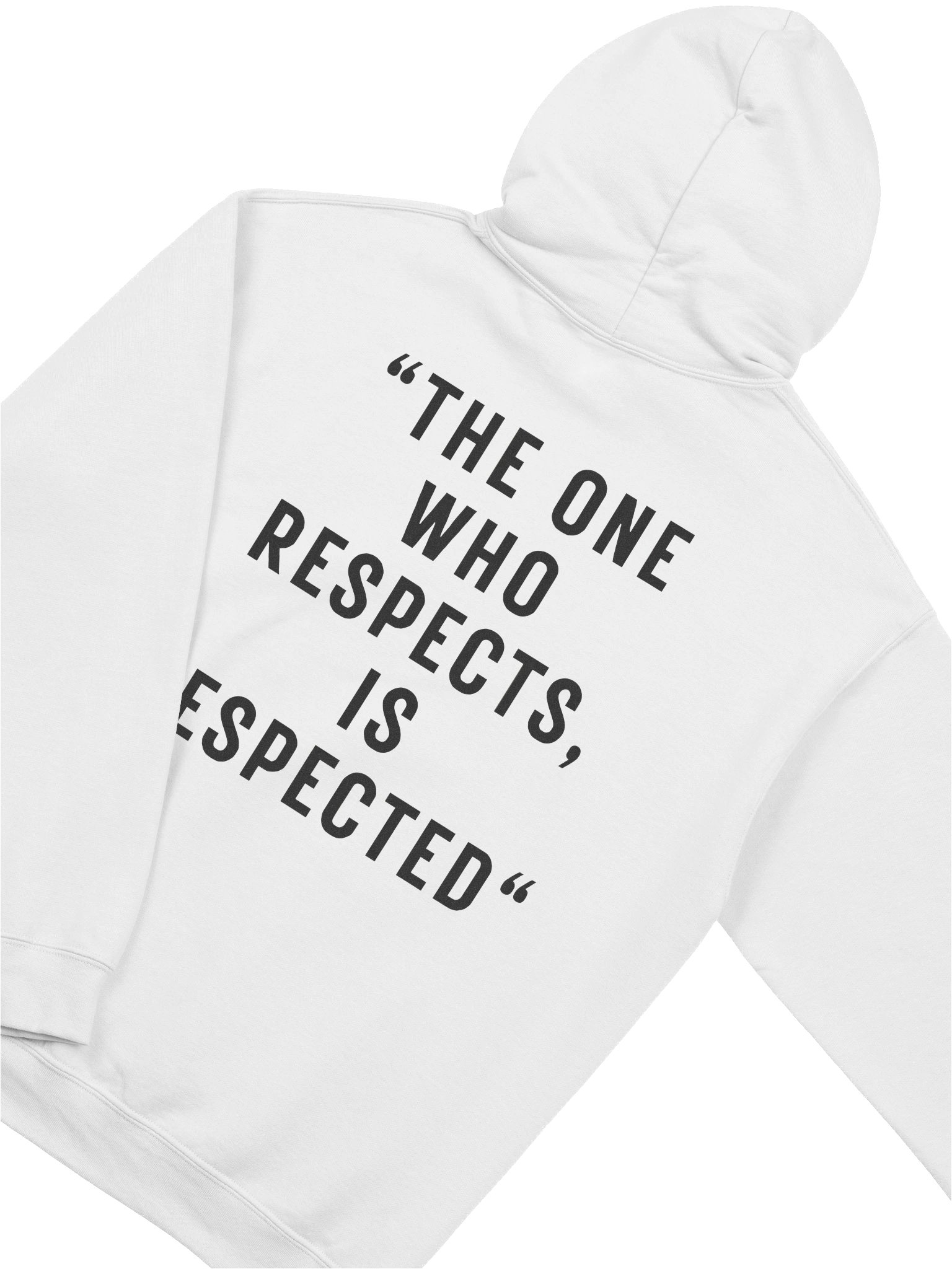 White Respect Hoodie product image (5)