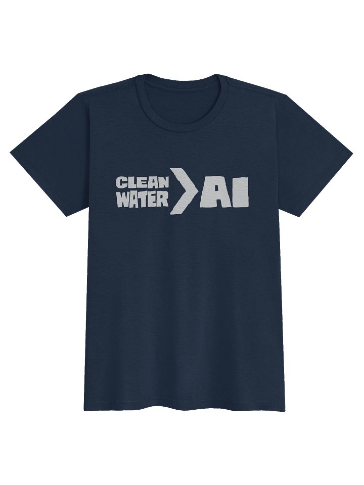 Clean Water > AI Women's Navy T-Shirt product image (1)