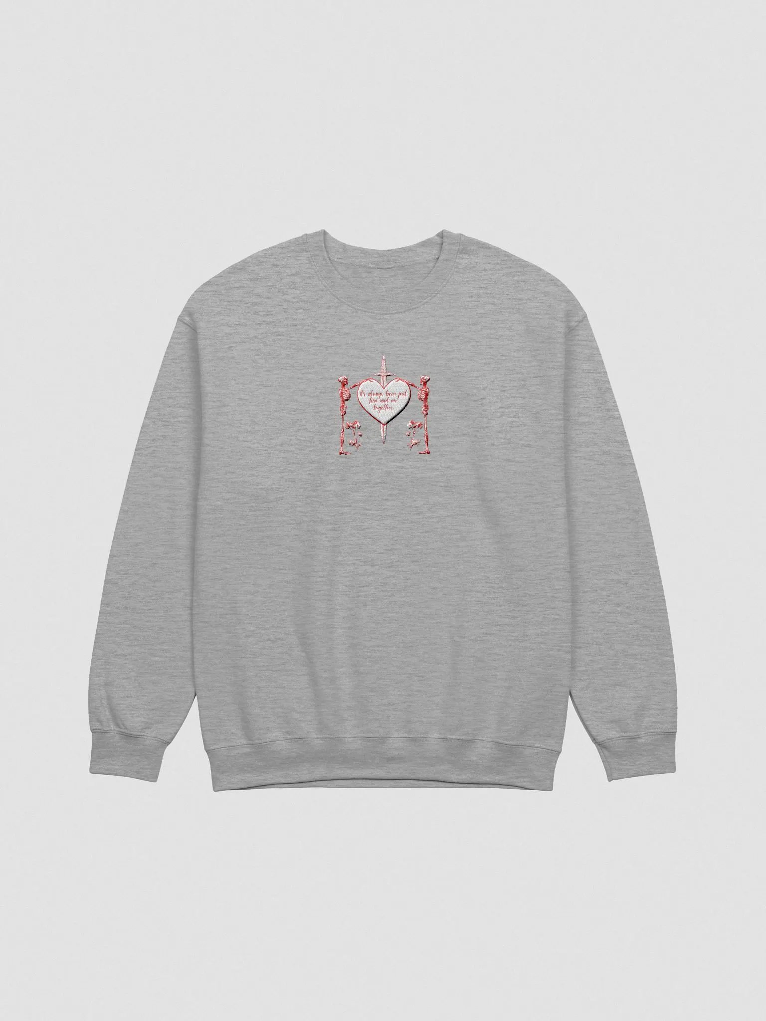 Him & Me Embroidered Sweatshirt product image (9)