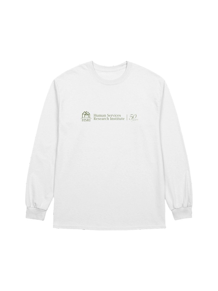 HSRI 50th Anniversary Crewneck Long-Sleeved Shirt - White product image (1)