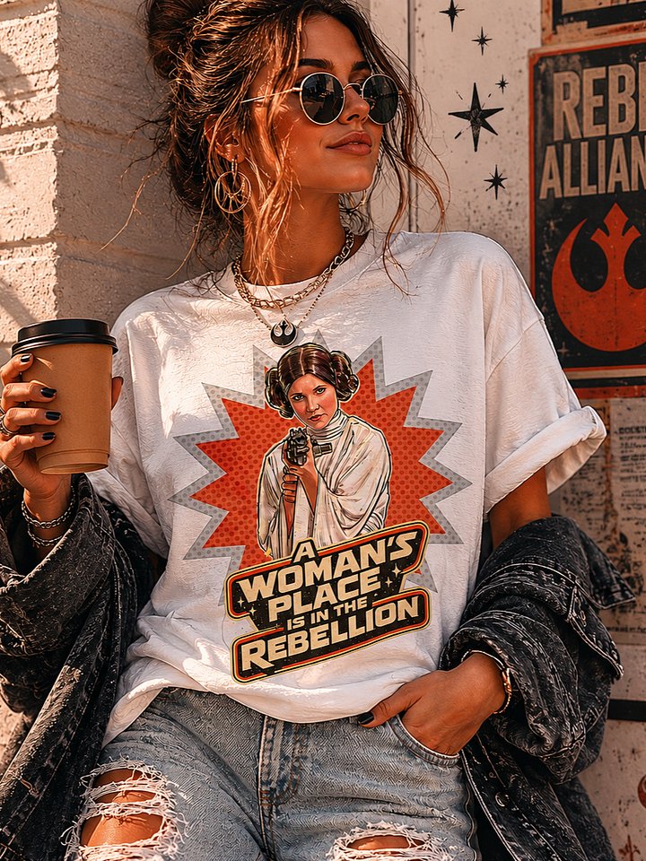 A Woman’s Place in Rebellion Tee product image (1)