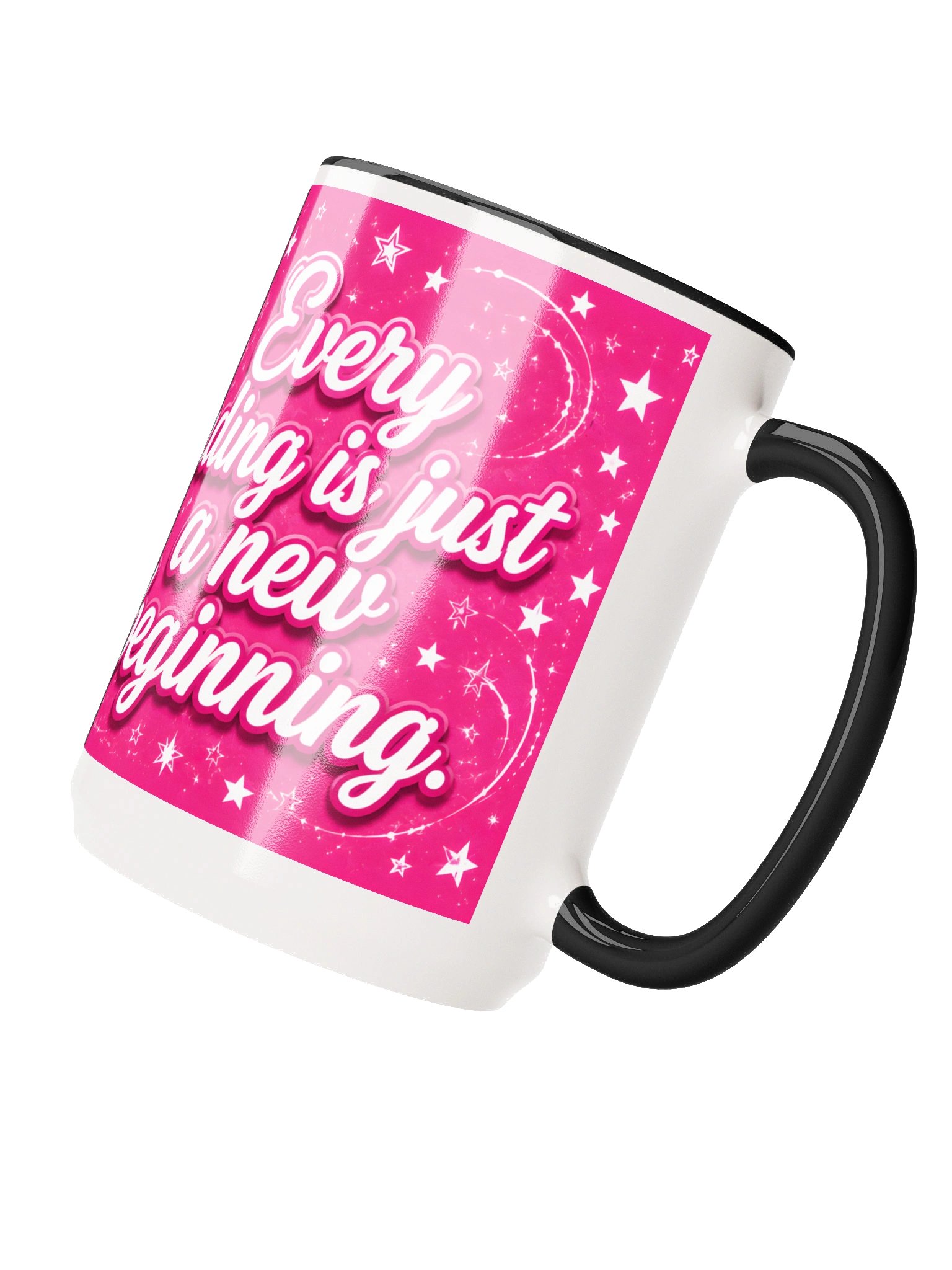 "Closed Every Chapter Now Starting a New Book" Graduation Mug — Pink Wrap product image (4)