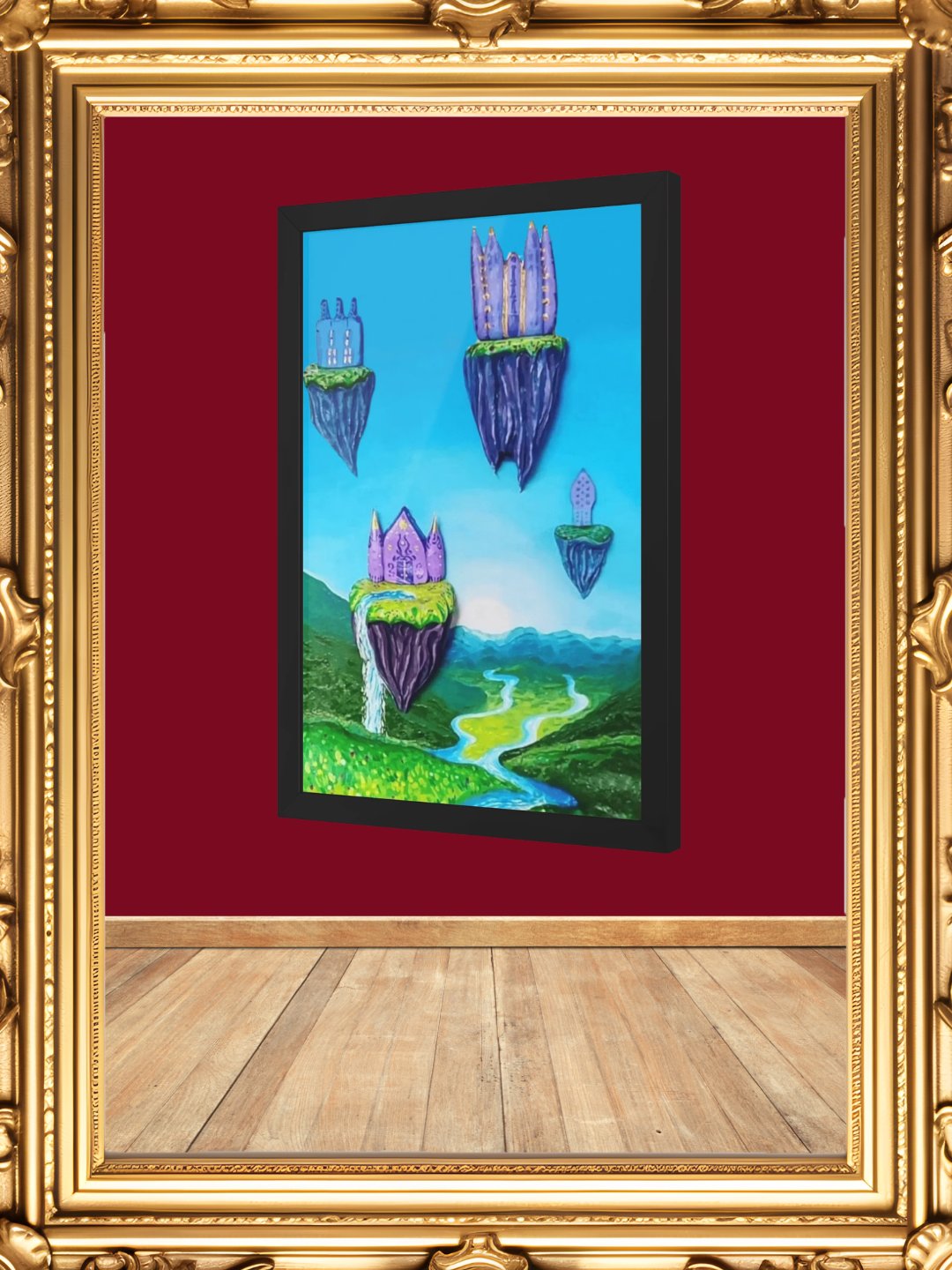 Fantasy World Framed Print product image (10)