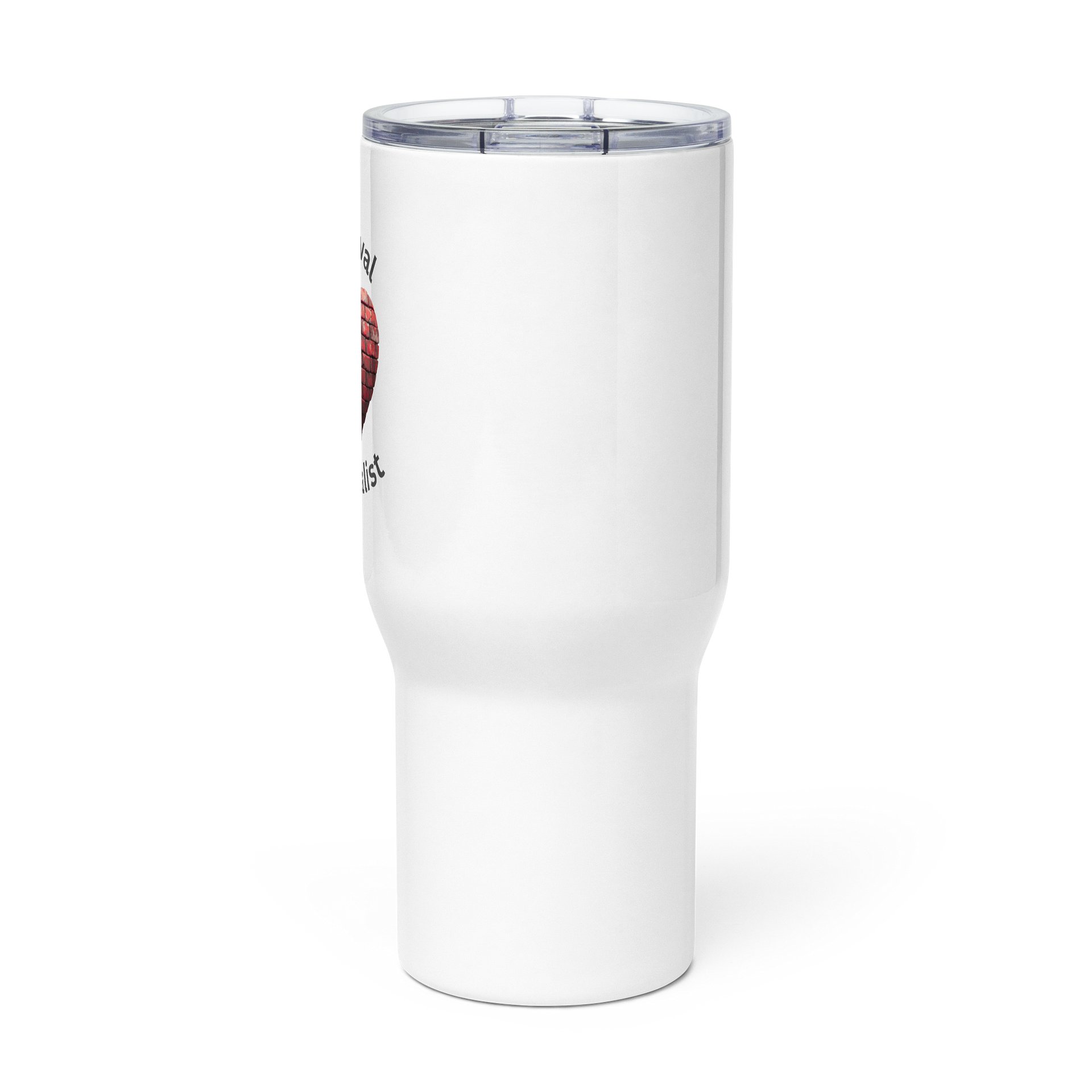 Heart Wall Removal Specialist 25 oz or 40oz Tumbler-Red and Gray Brick product image (2)