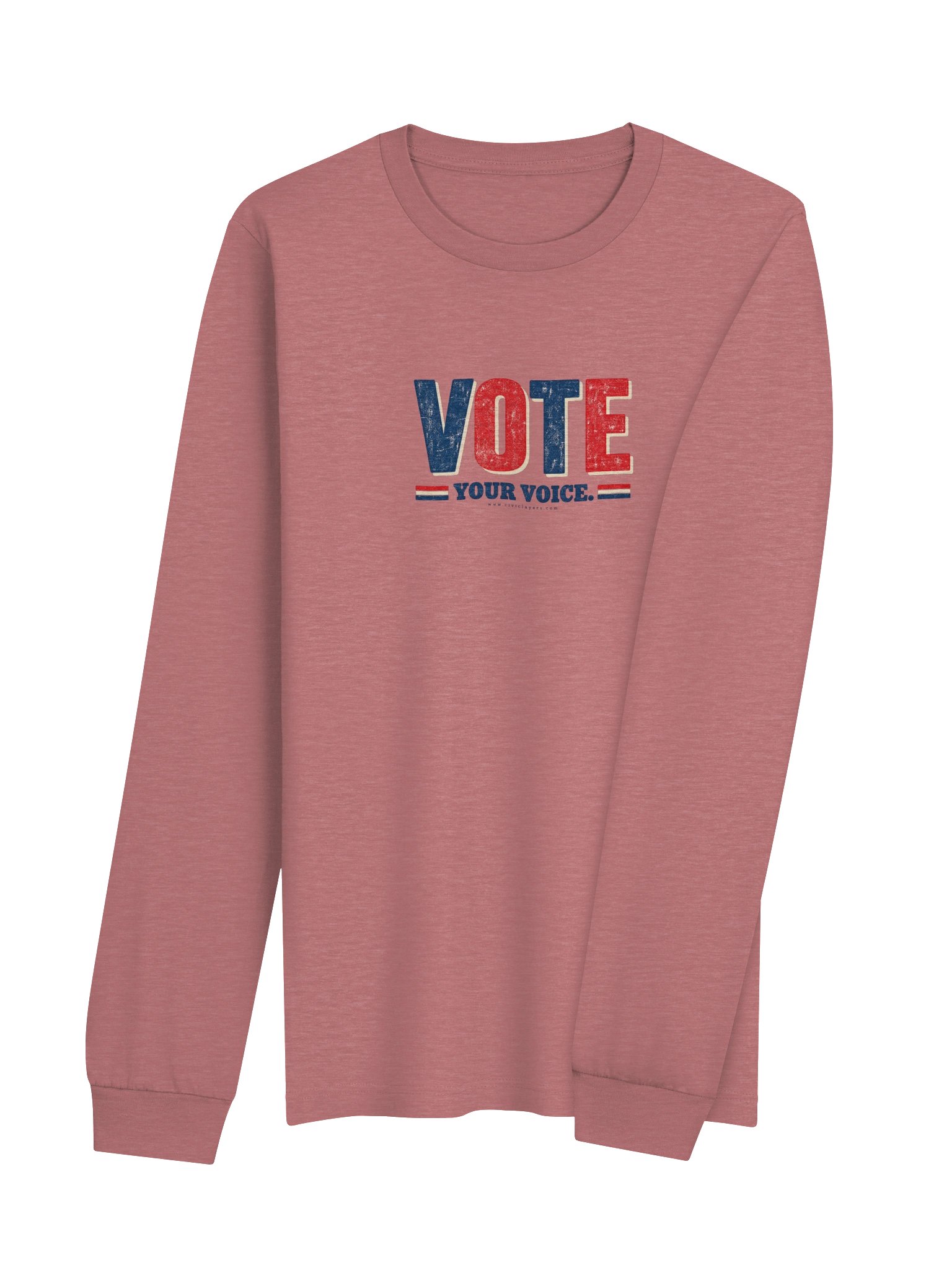 Vote Your Voice. Supersoft Long Sleeve T-Shirt product image (4)