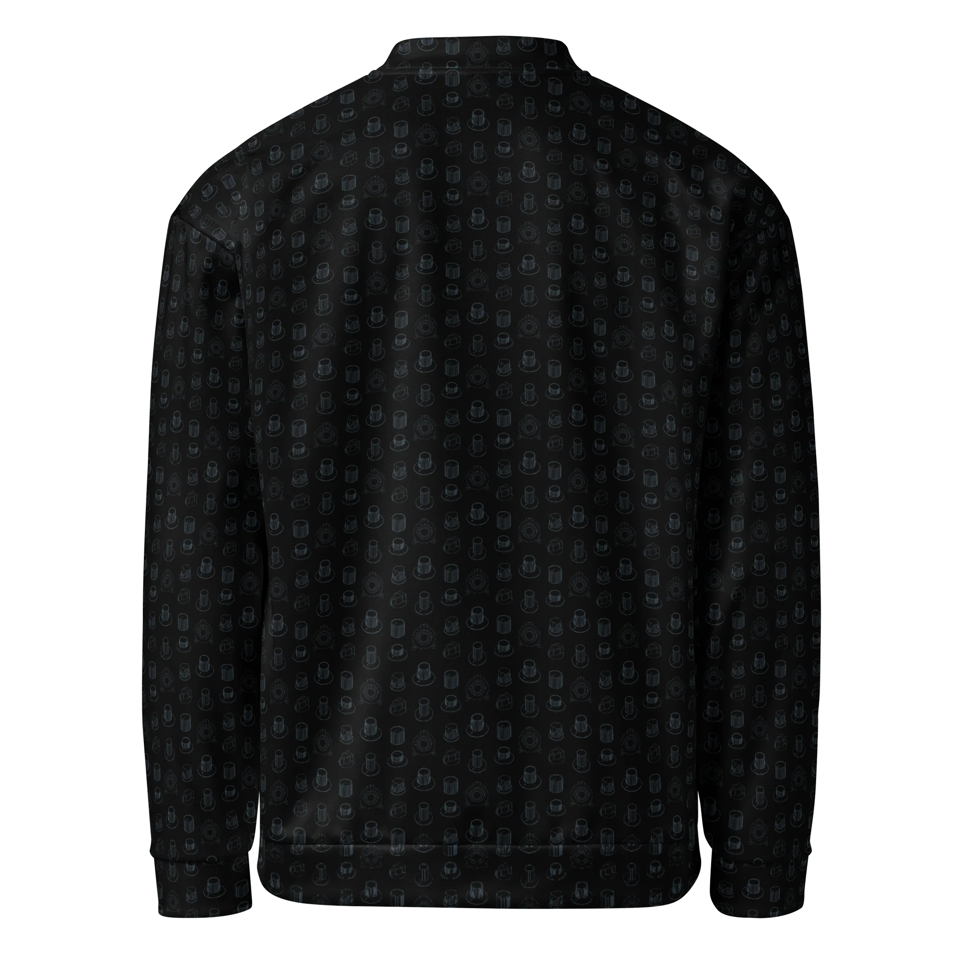 Seven Icons of Synthesis Bomber Jacket - (7 Synth Legends) CARBON product image (2)