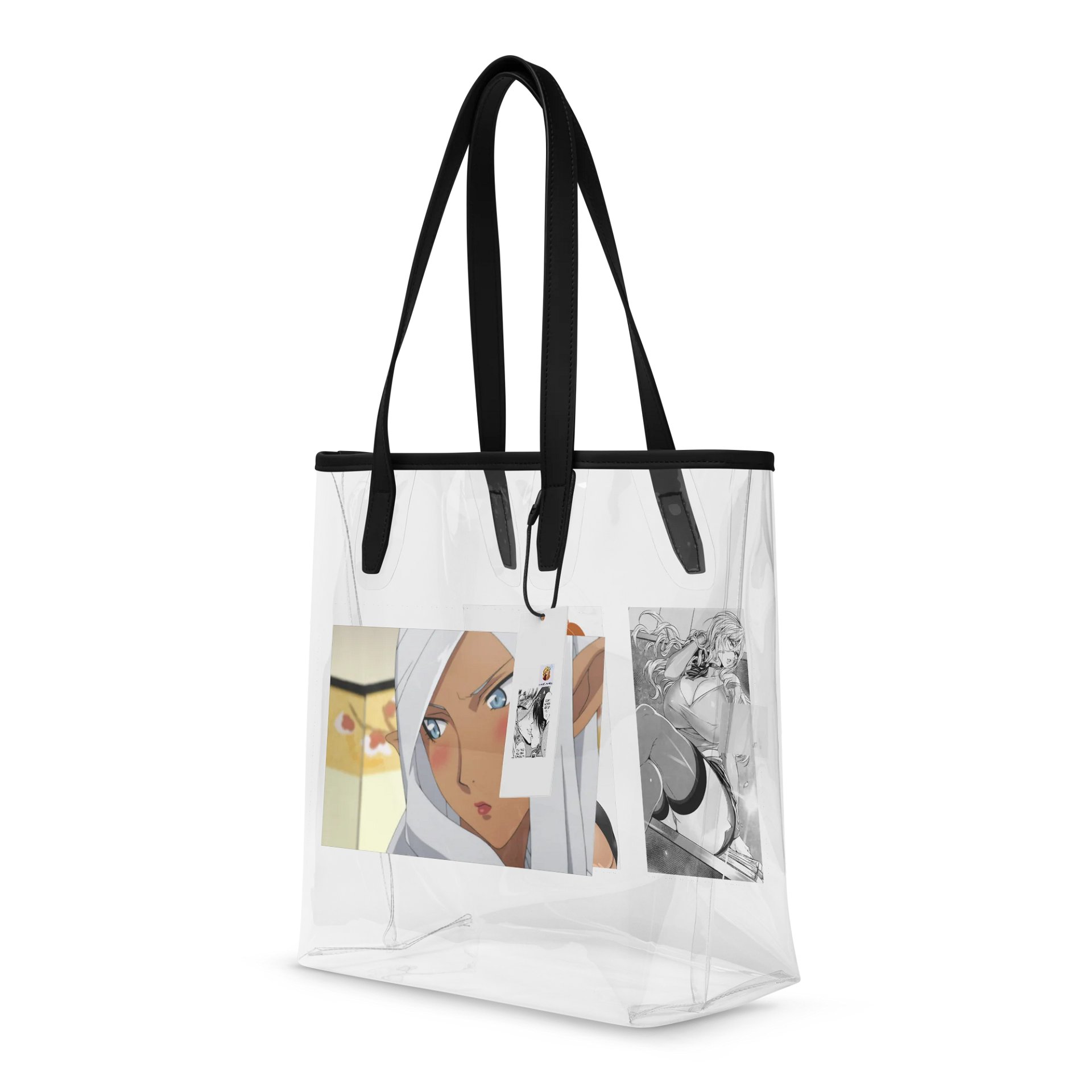 Plastic see thru hand bag product image (4)