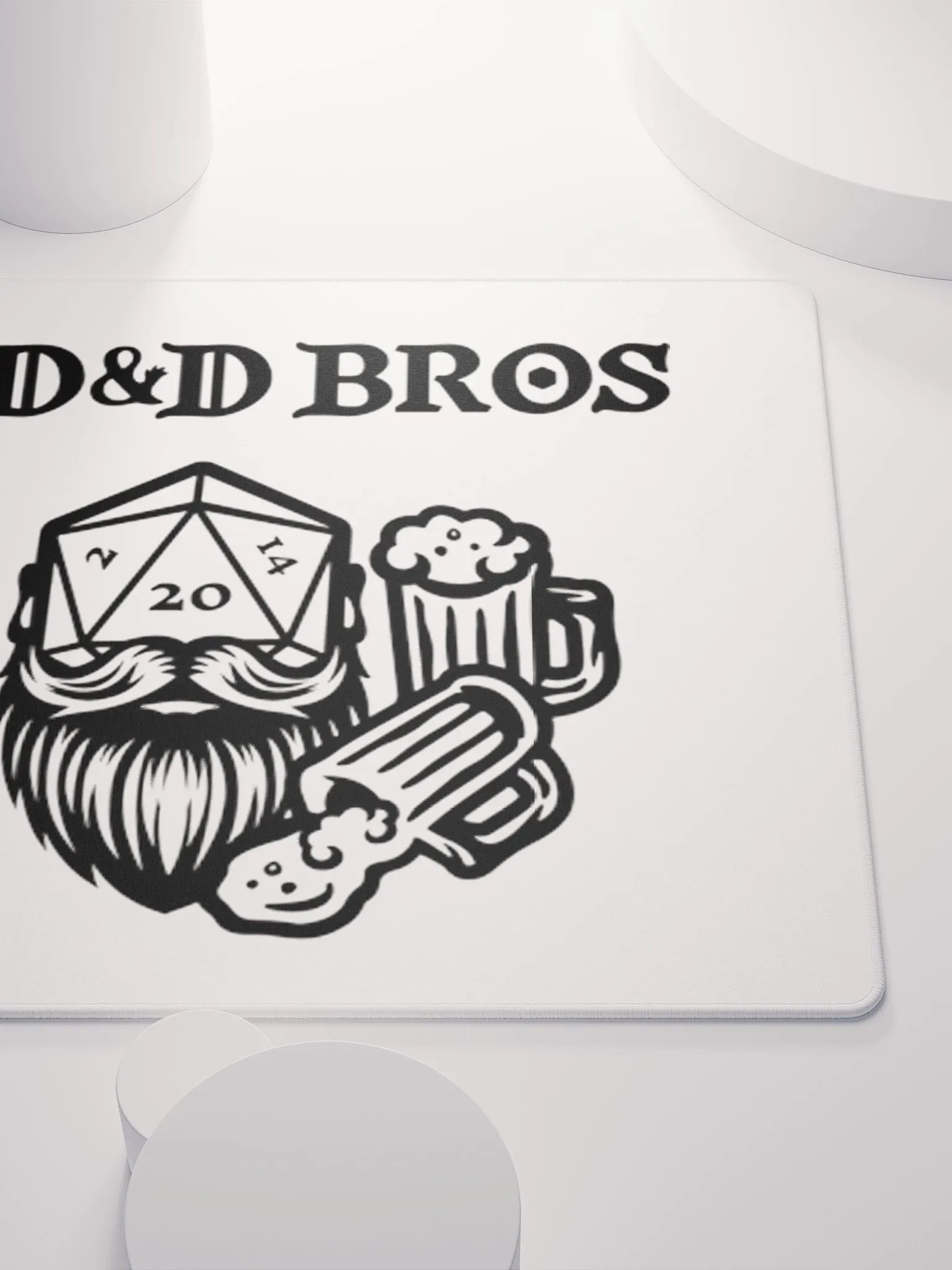Bros logo gaming mouse pad product image (5)